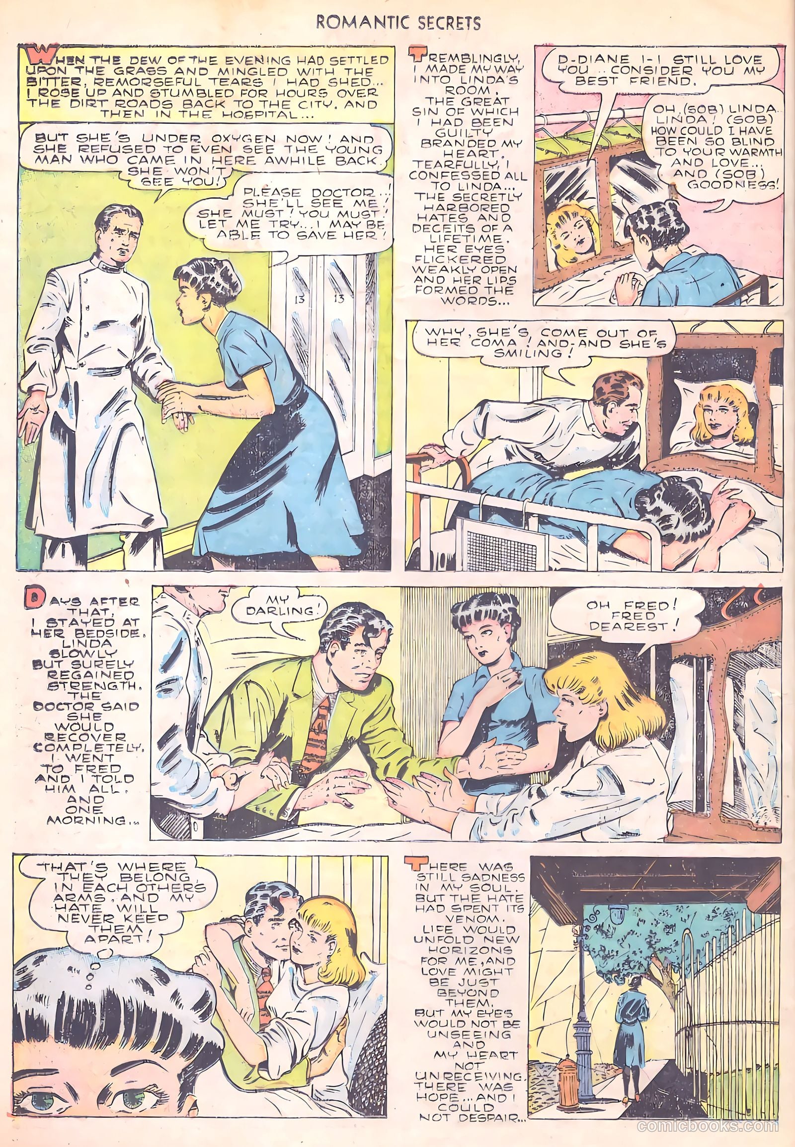 Romantic Secrets #3 (1950) — page 38 of 52
