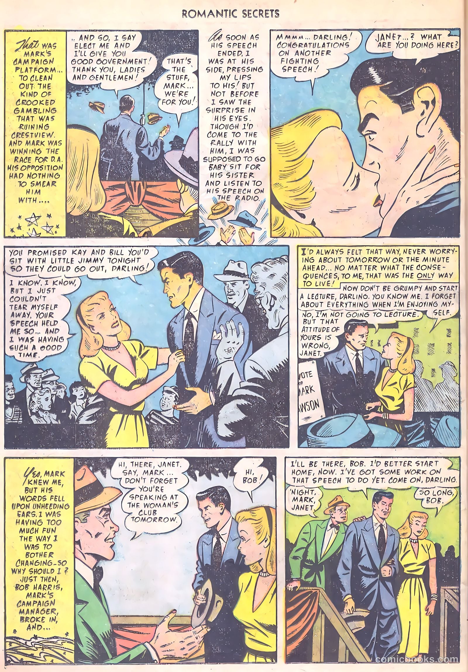 Romantic Secrets #3 (1950) — page 42 of 52