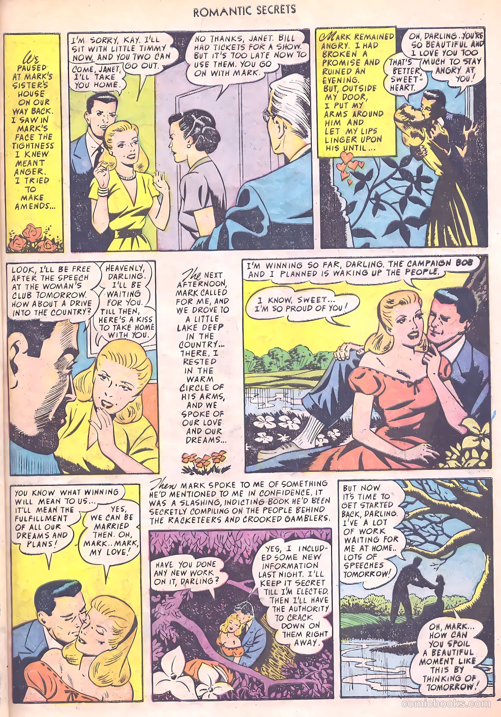 Romantic Secrets #3 (1950) — page 43 of 52