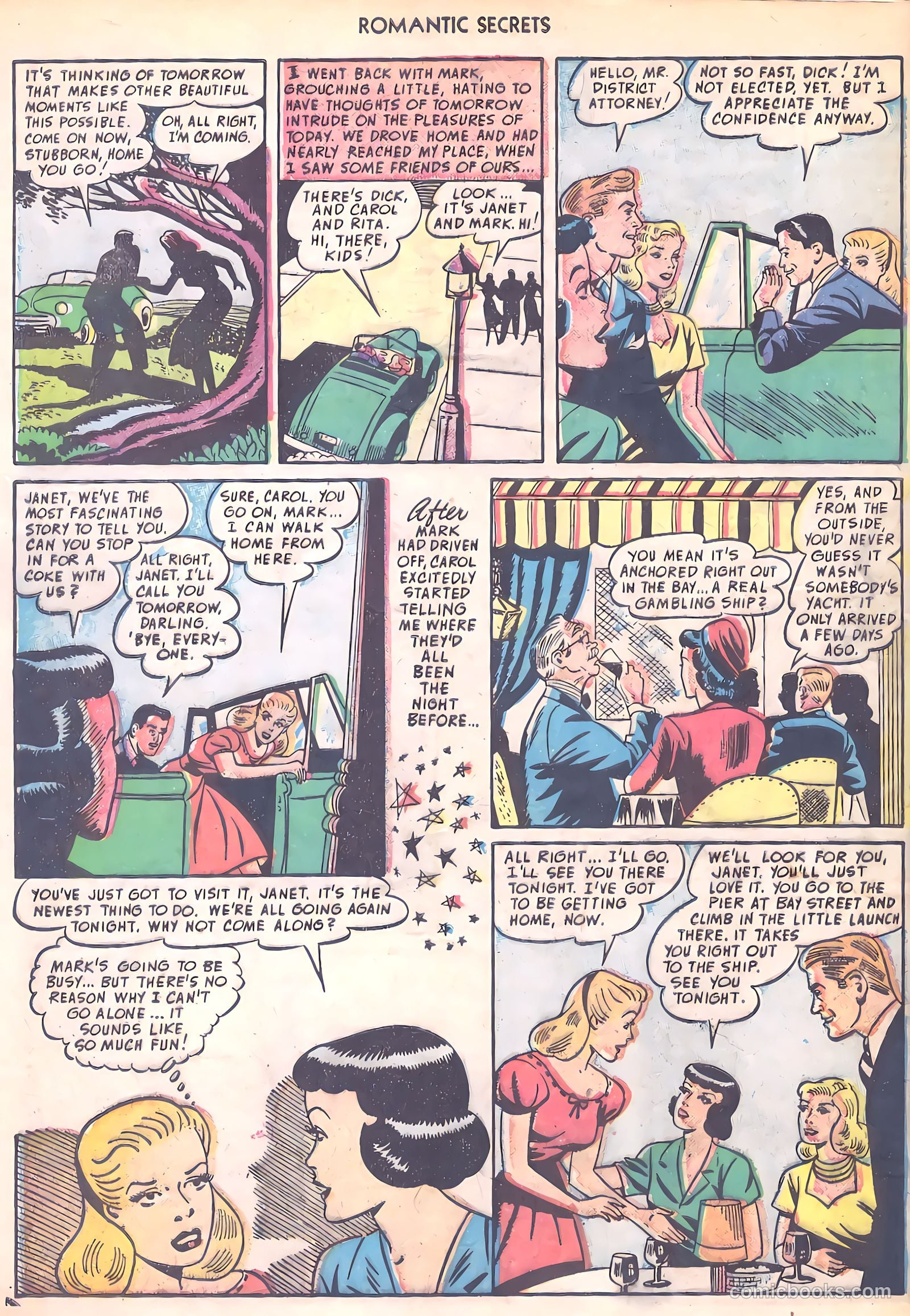 Romantic Secrets #3 (1950) — page 44 of 52
