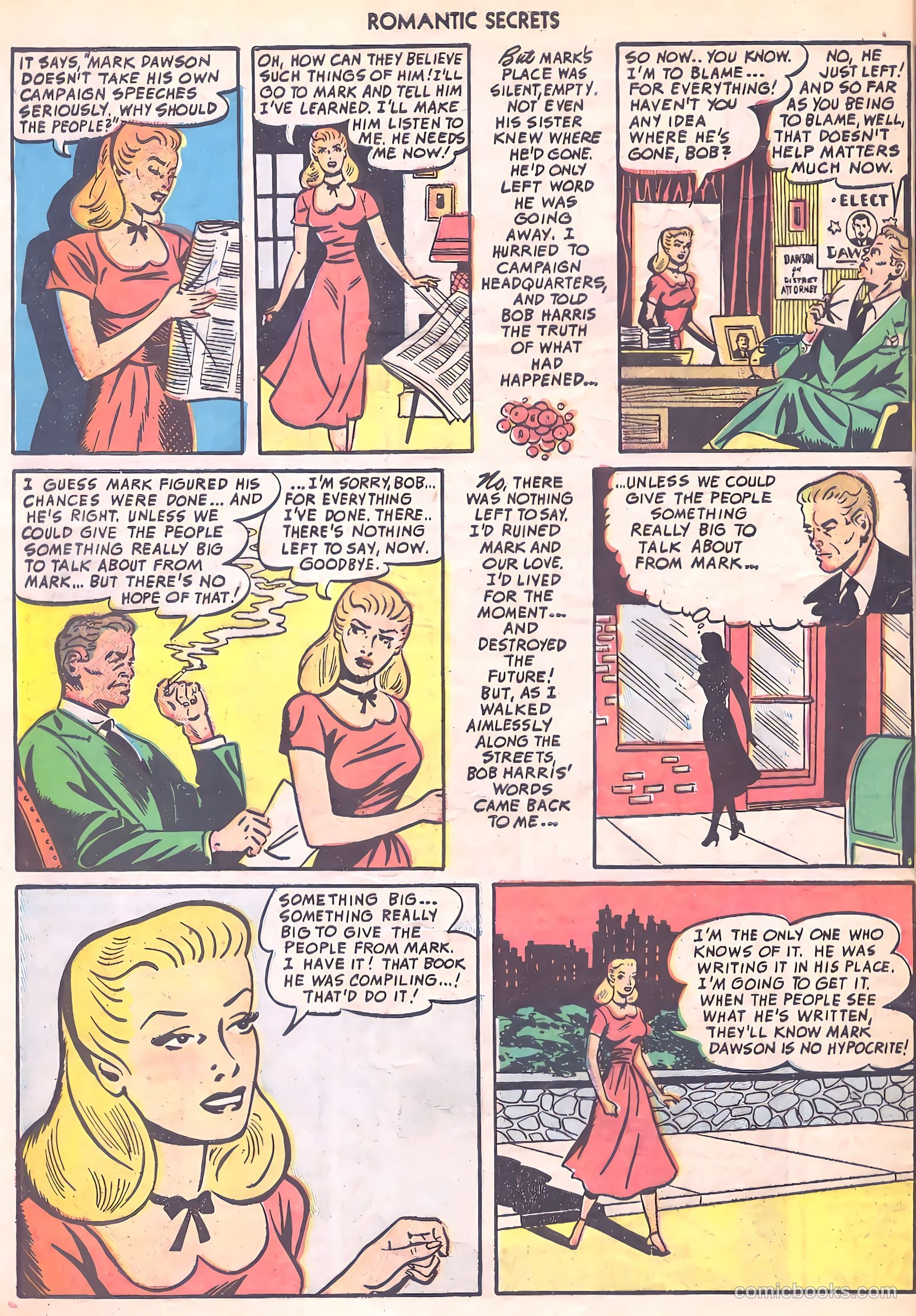 Romantic Secrets #3 (1950) — page 48 of 52