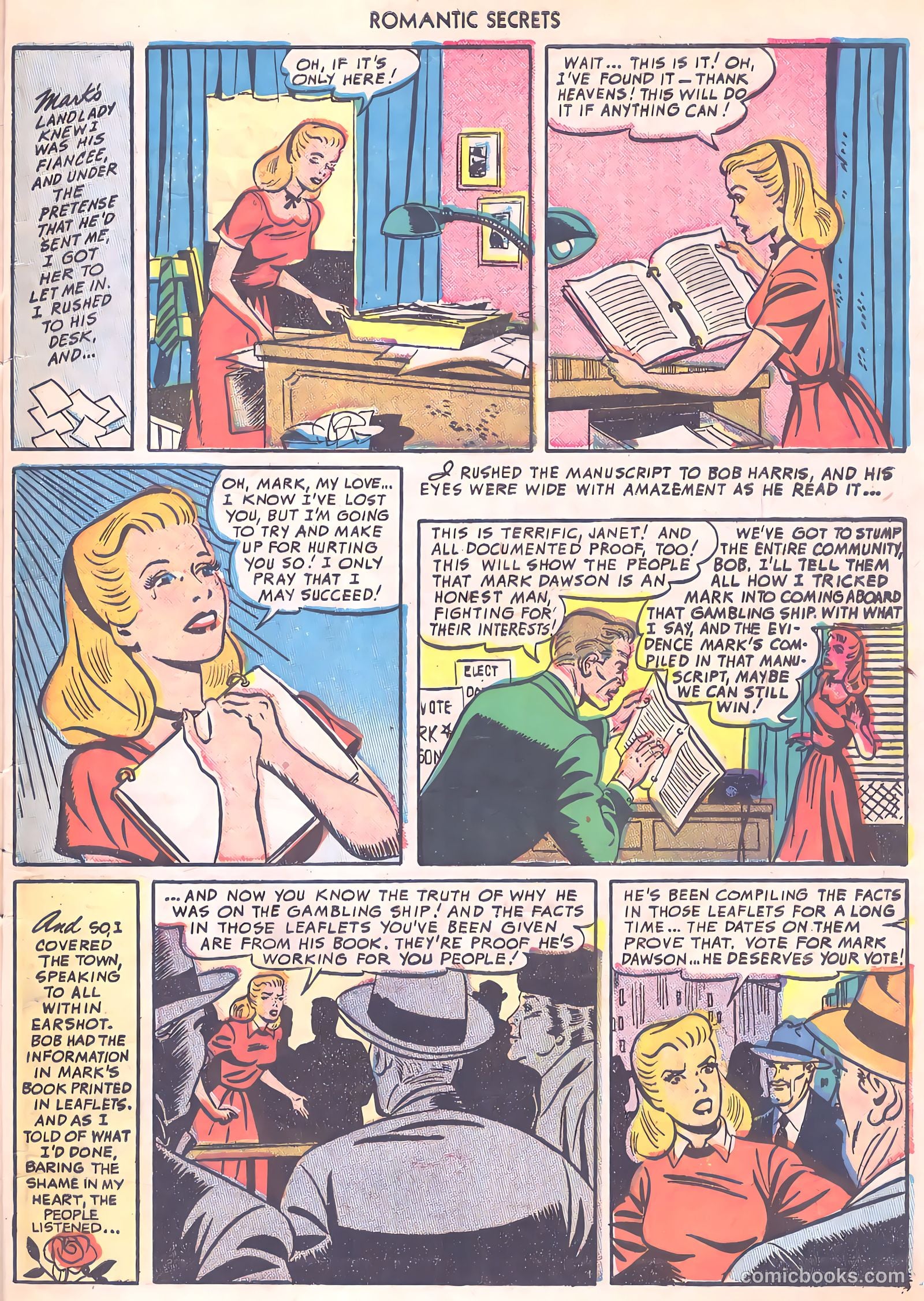 Romantic Secrets #3 (1950) — page 49 of 52
