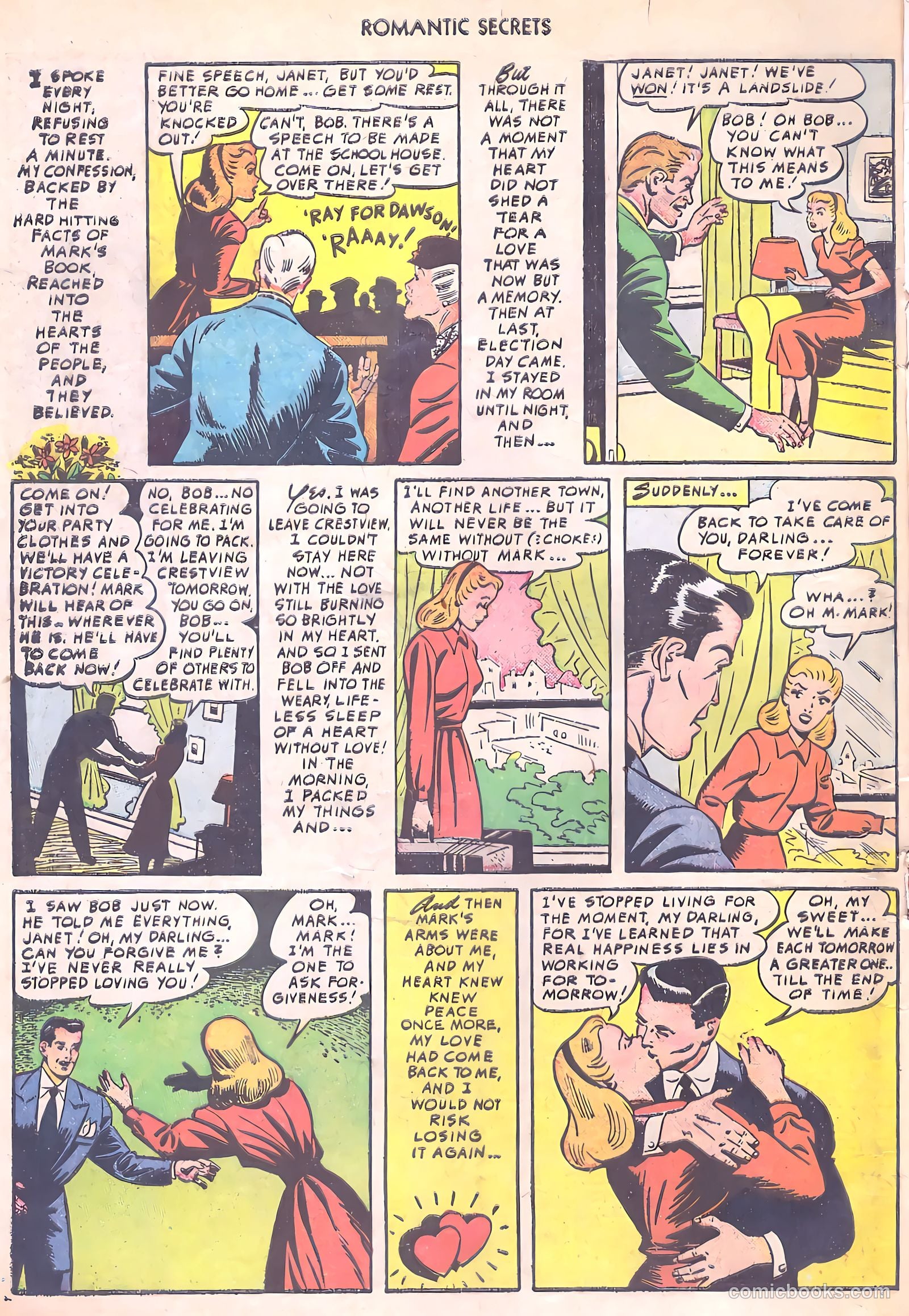 Romantic Secrets #3 (1950) — page 50 of 52