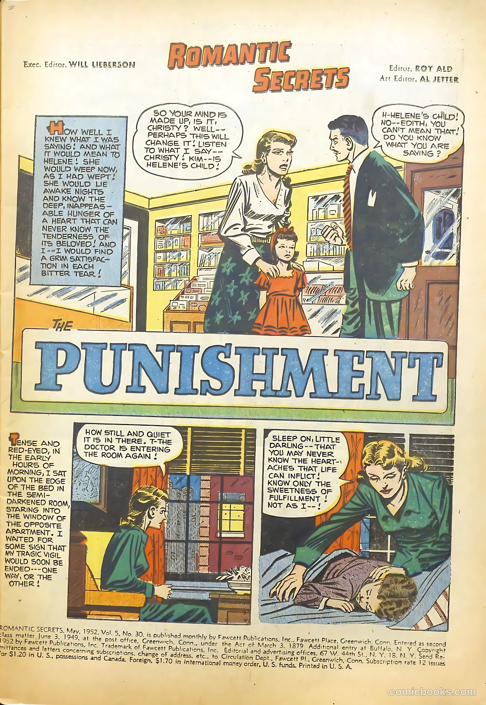 Romantic Secrets #30 (1952) — page 3 of 36
