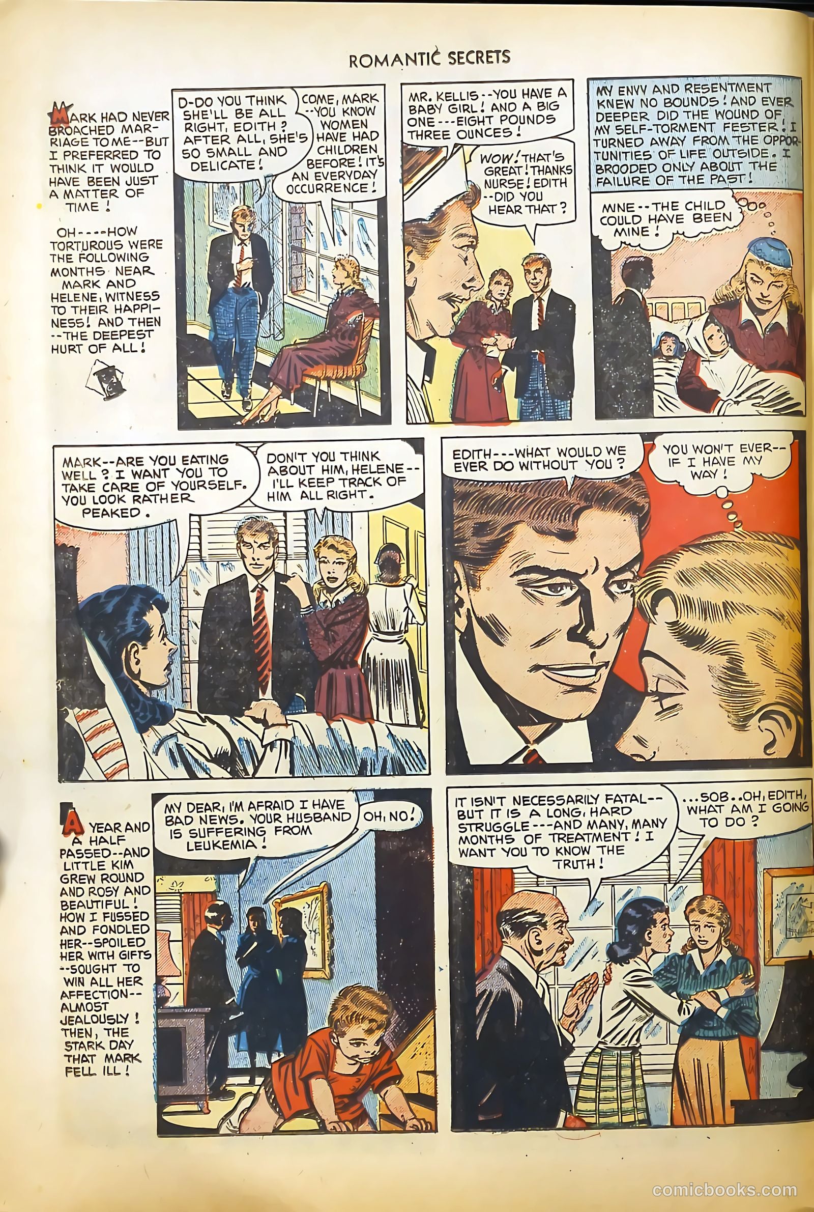 Romantic Secrets #30 (1952) — page 8 of 36