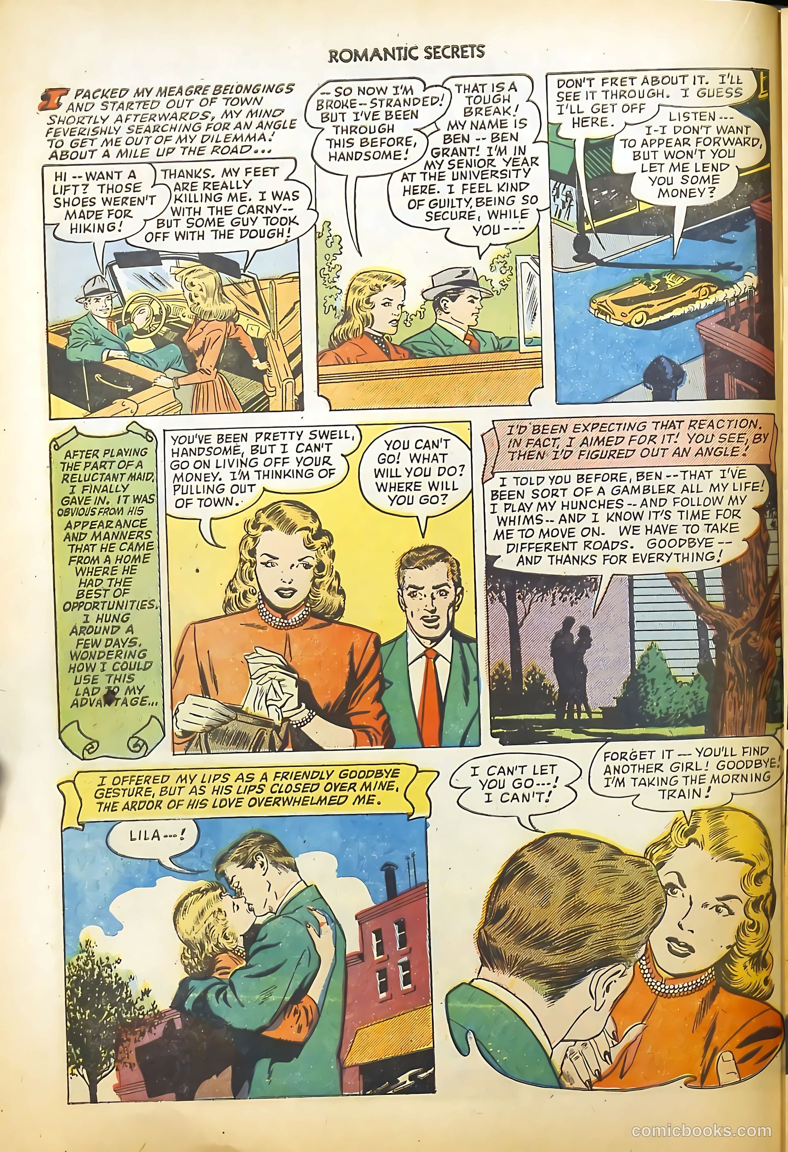 Romantic Secrets #30 (1952) — page 16 of 36