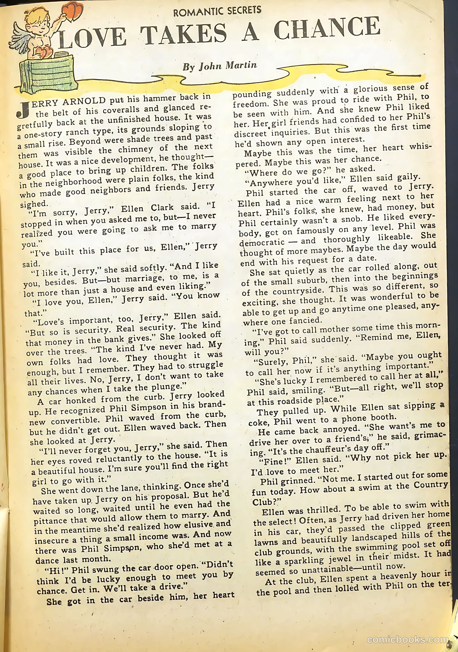Romantic Secrets #30 (1952) — page 23 of 36