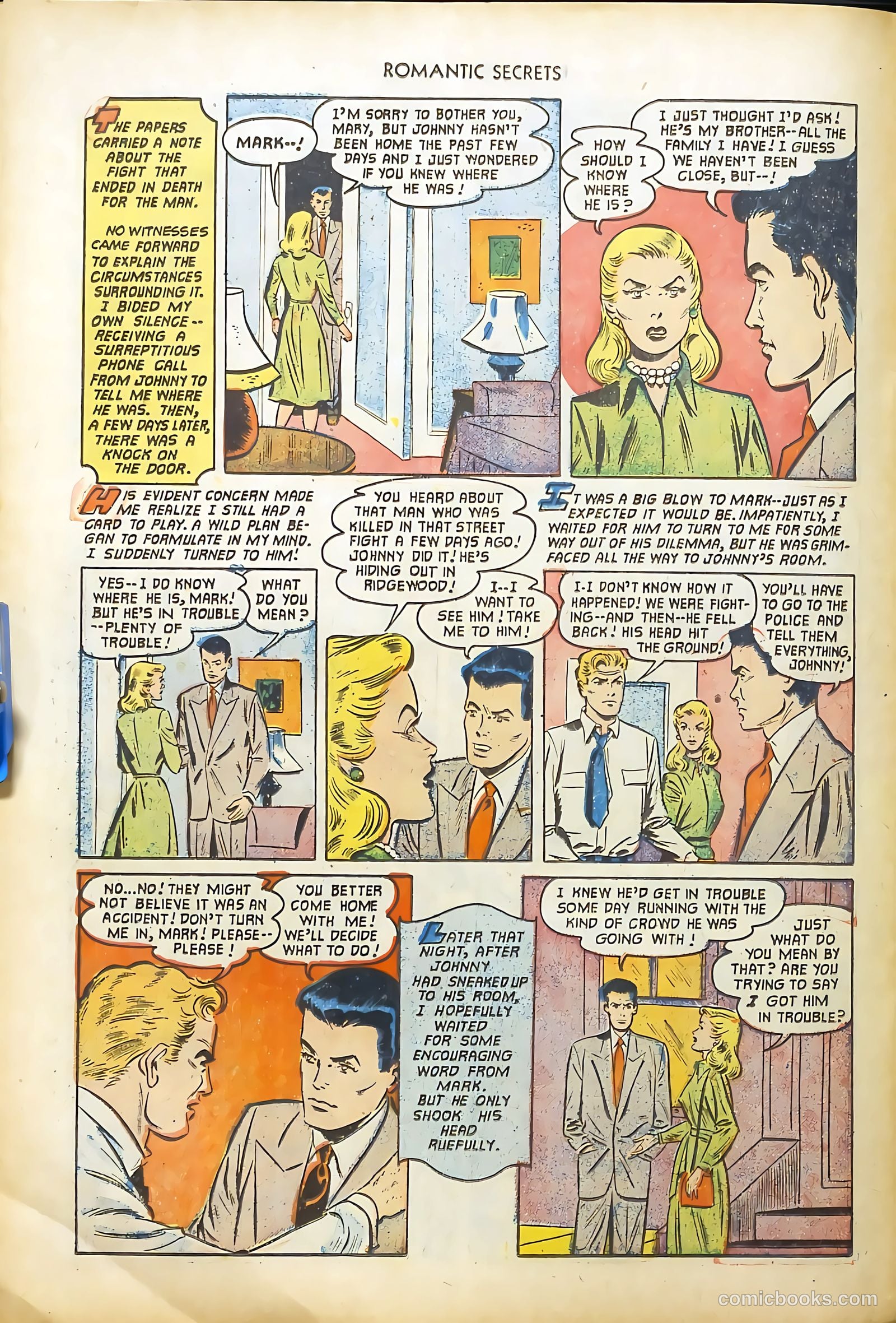 Romantic Secrets #31 (1961) — page 32 of 36