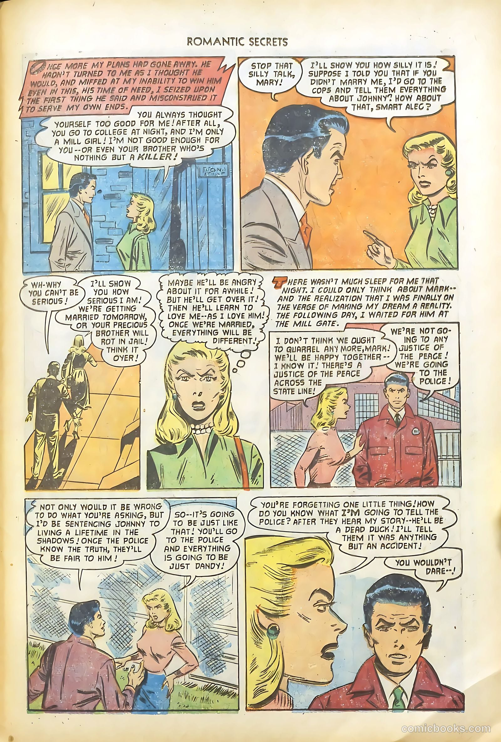Romantic Secrets #31 (1961) — page 33 of 36