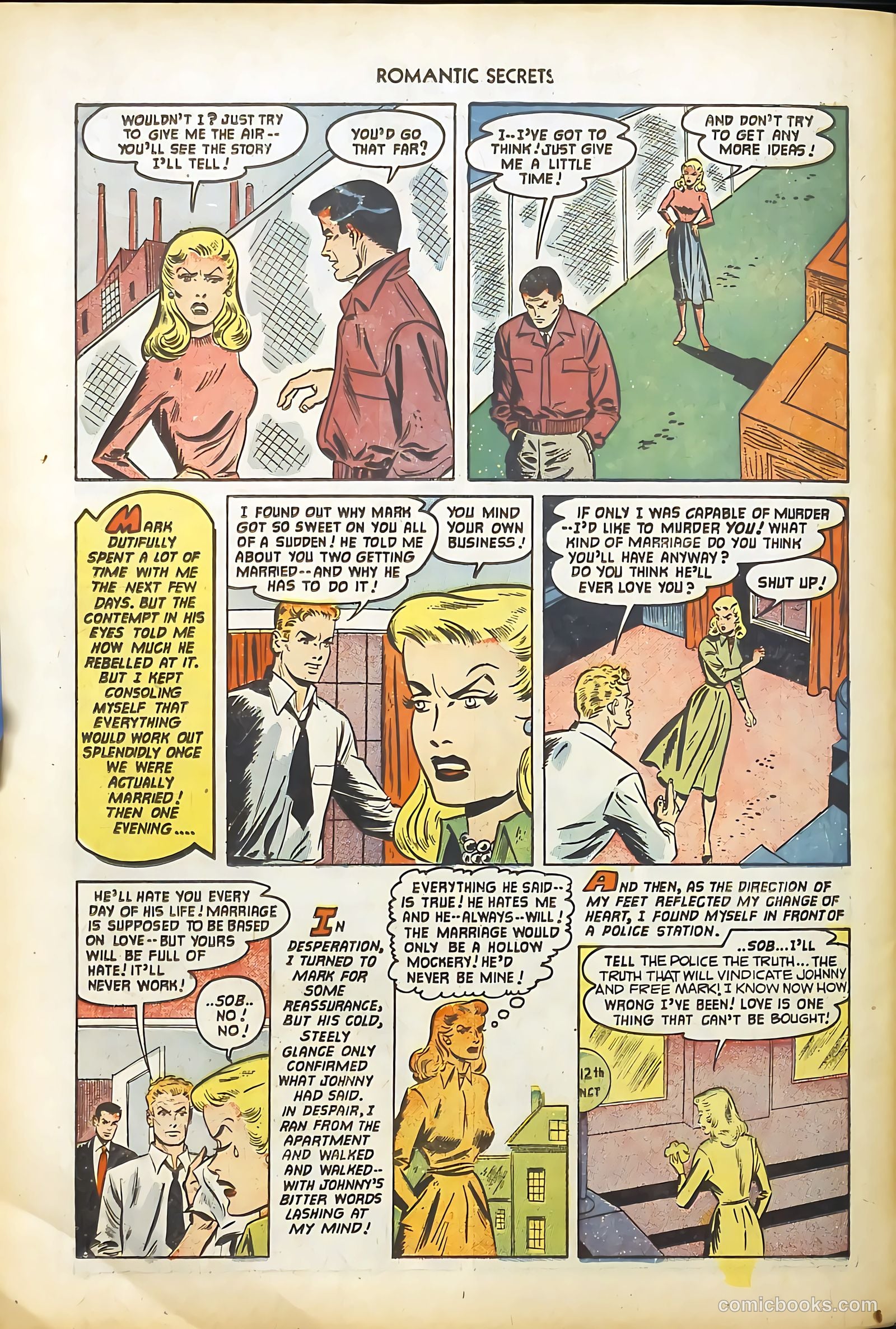 Romantic Secrets #31 (1961) — page 34 of 36
