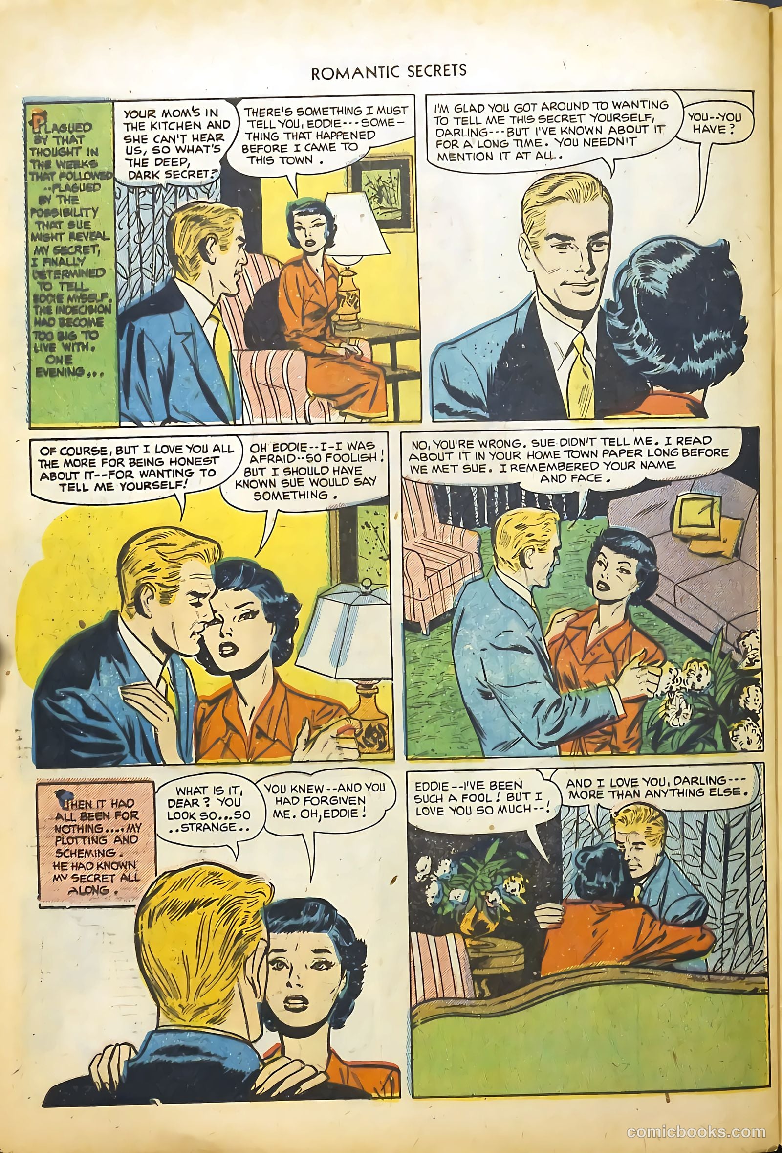 Romantic Secrets #32 (1961) — page 32 of 36