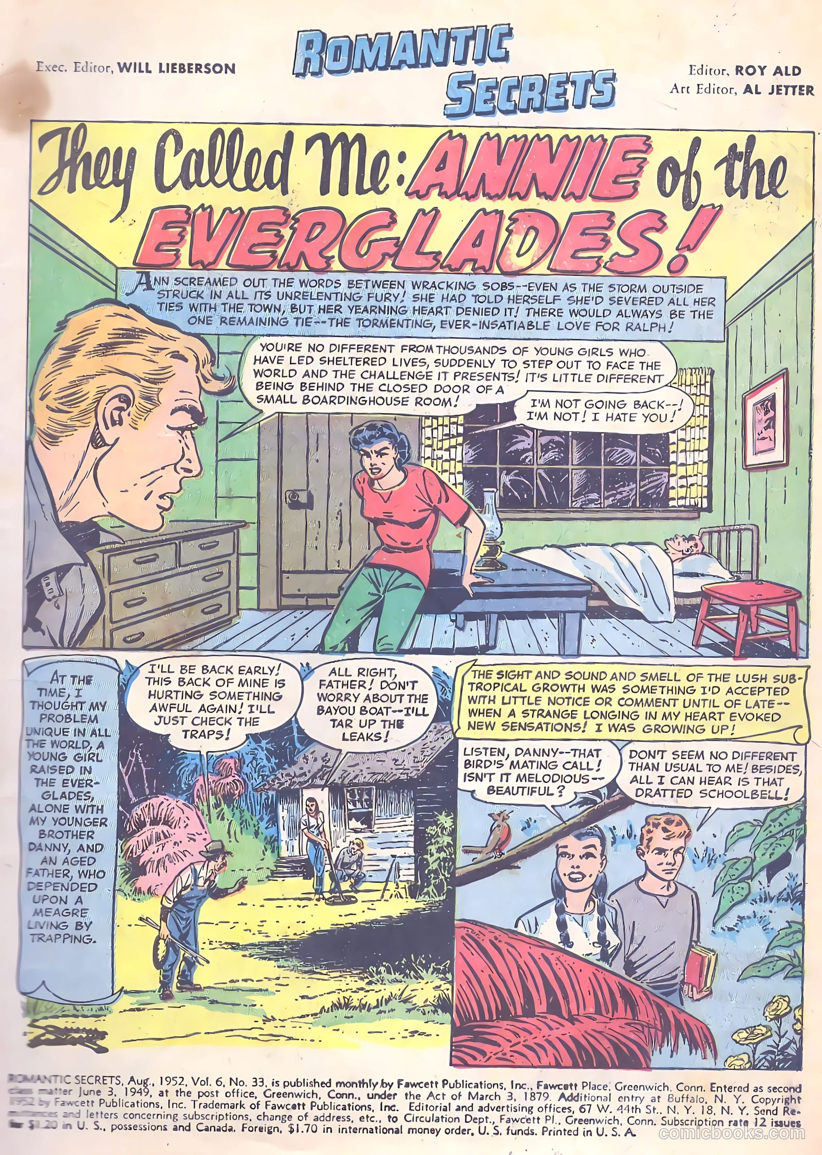 Romantic Secrets #33 (1952) — page 3 of 36