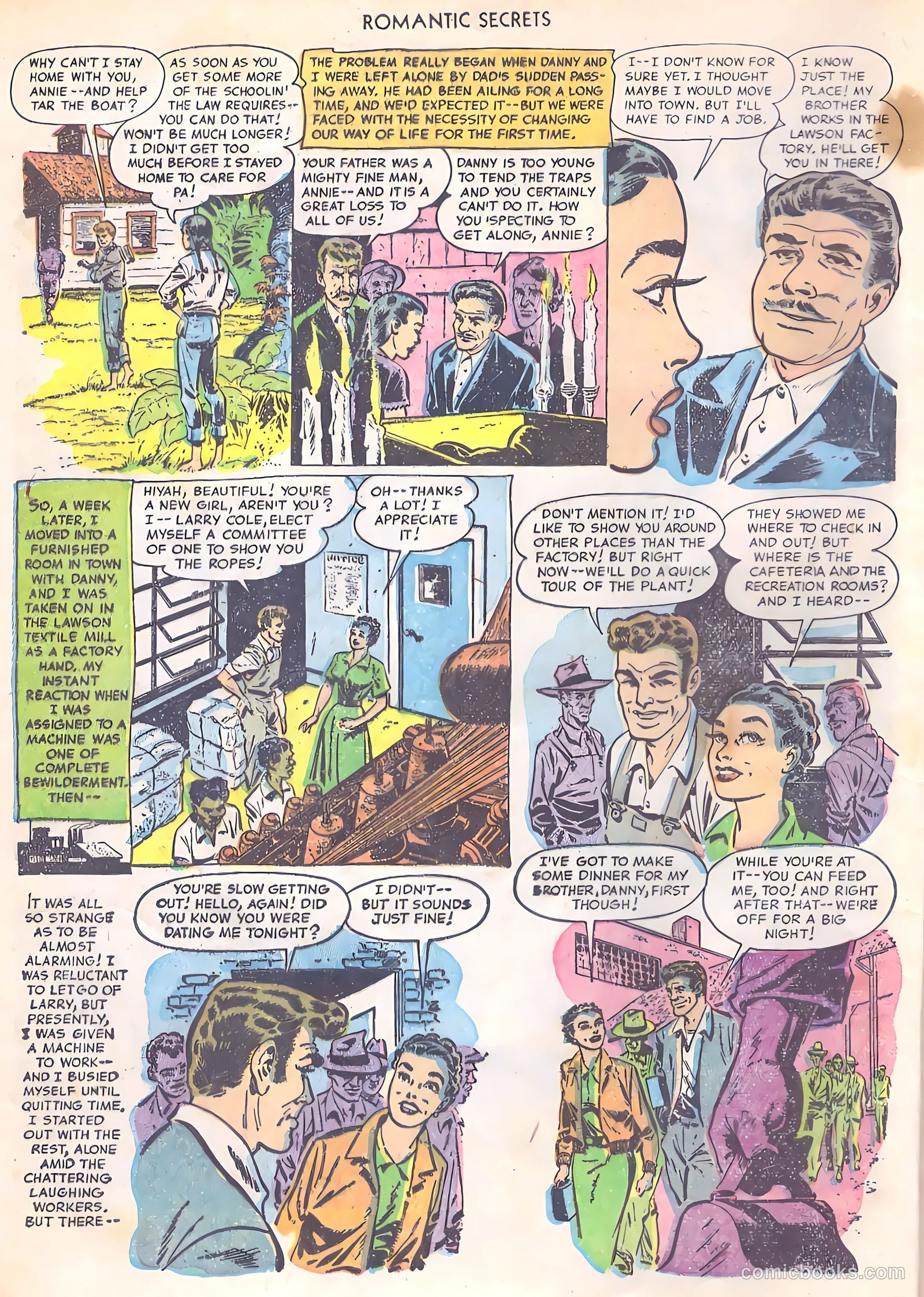 Romantic Secrets #33 (1952) — page 4 of 36