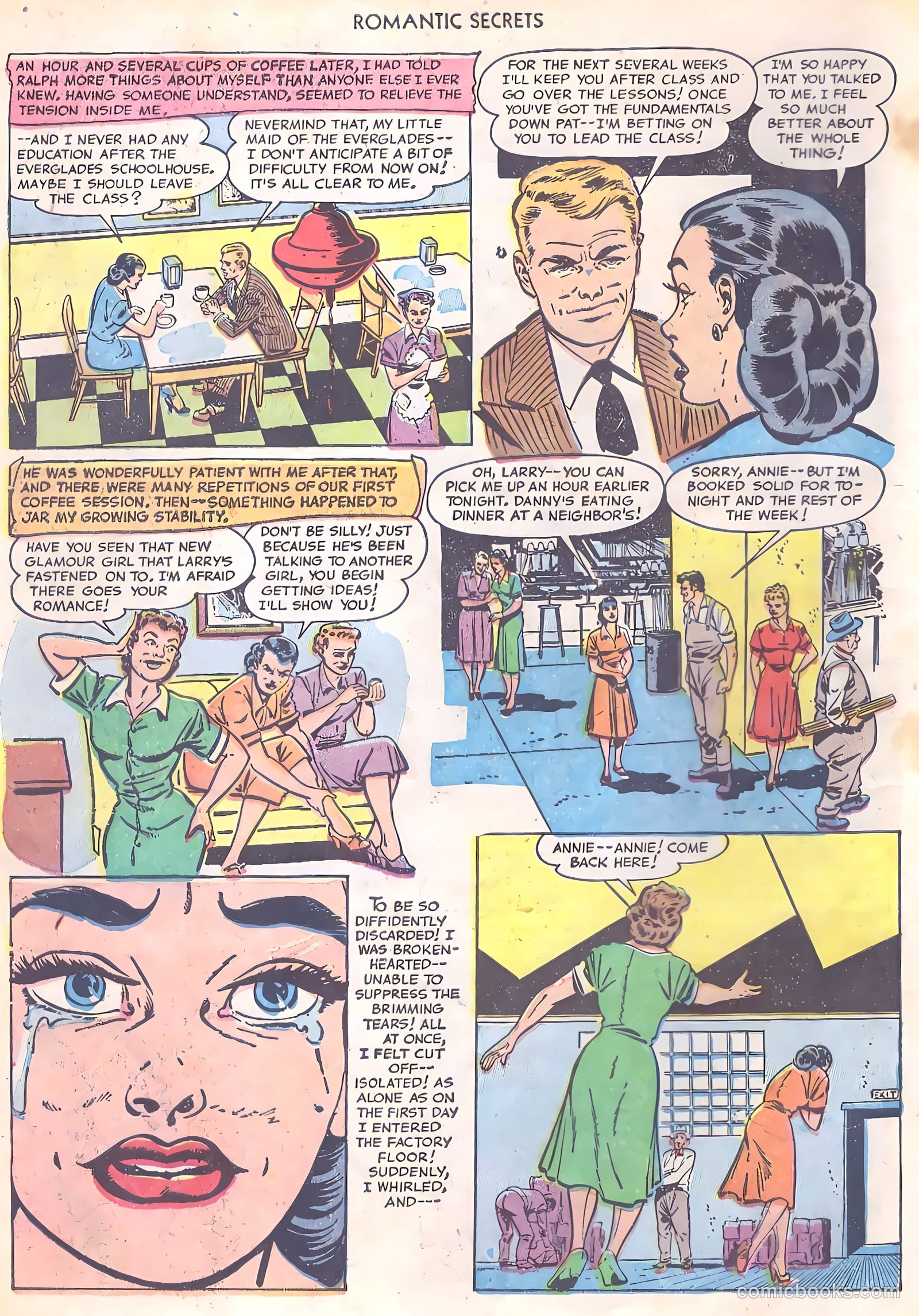 Romantic Secrets #33 (1952) — page 6 of 36