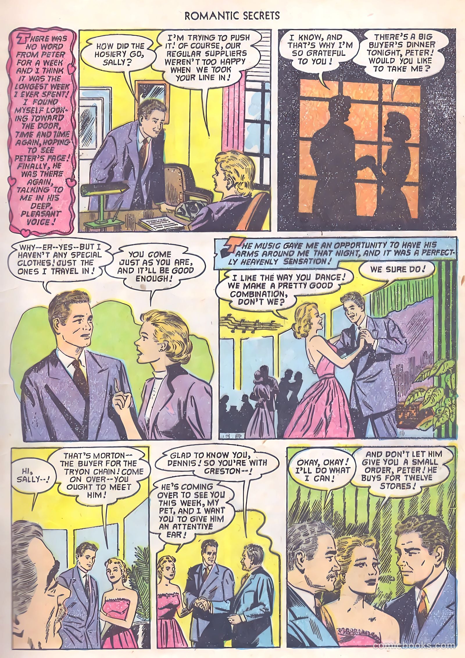 Romantic Secrets #33 (1952) — page 17 of 36