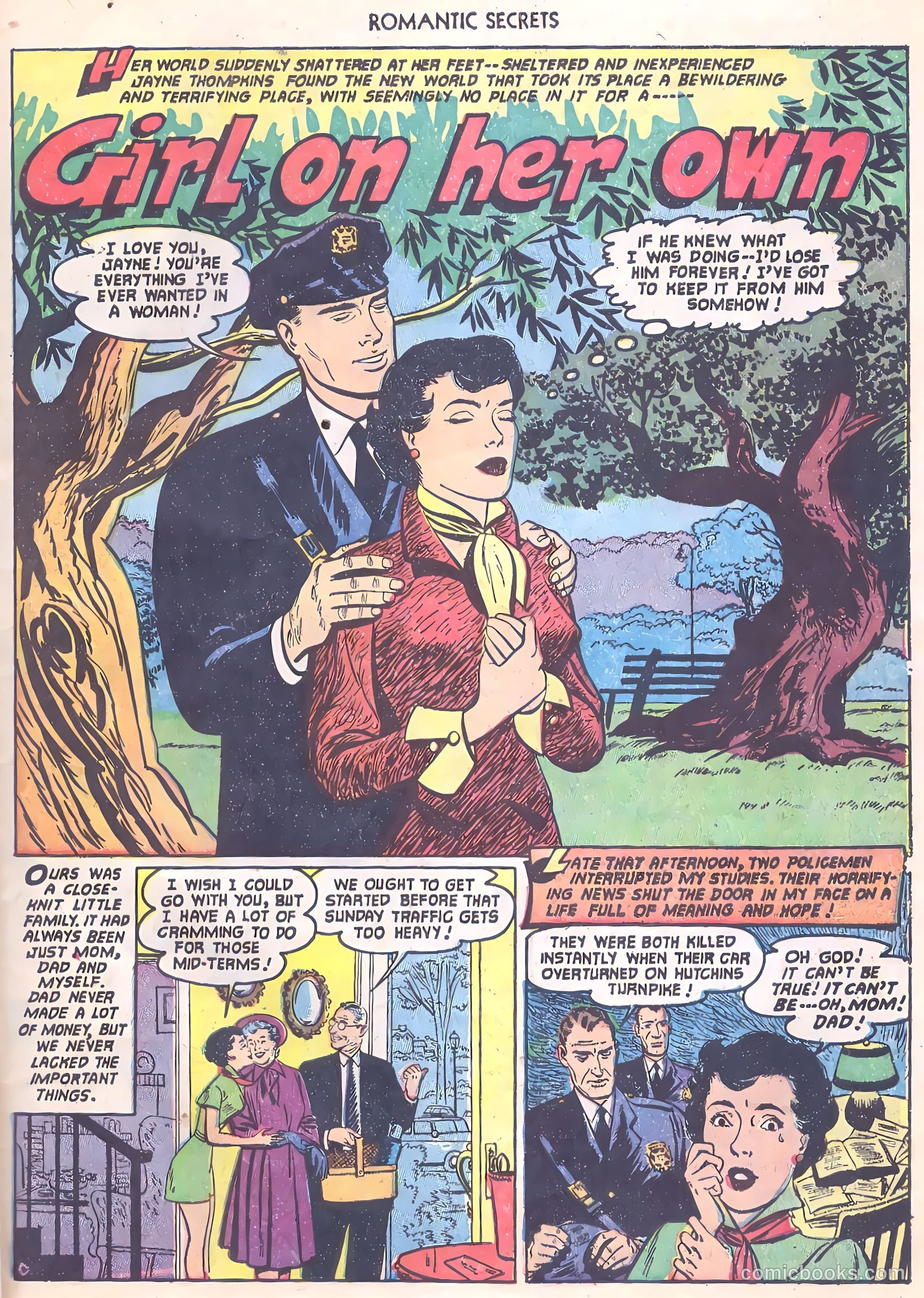 Romantic Secrets #33 (1952) — page 27 of 36