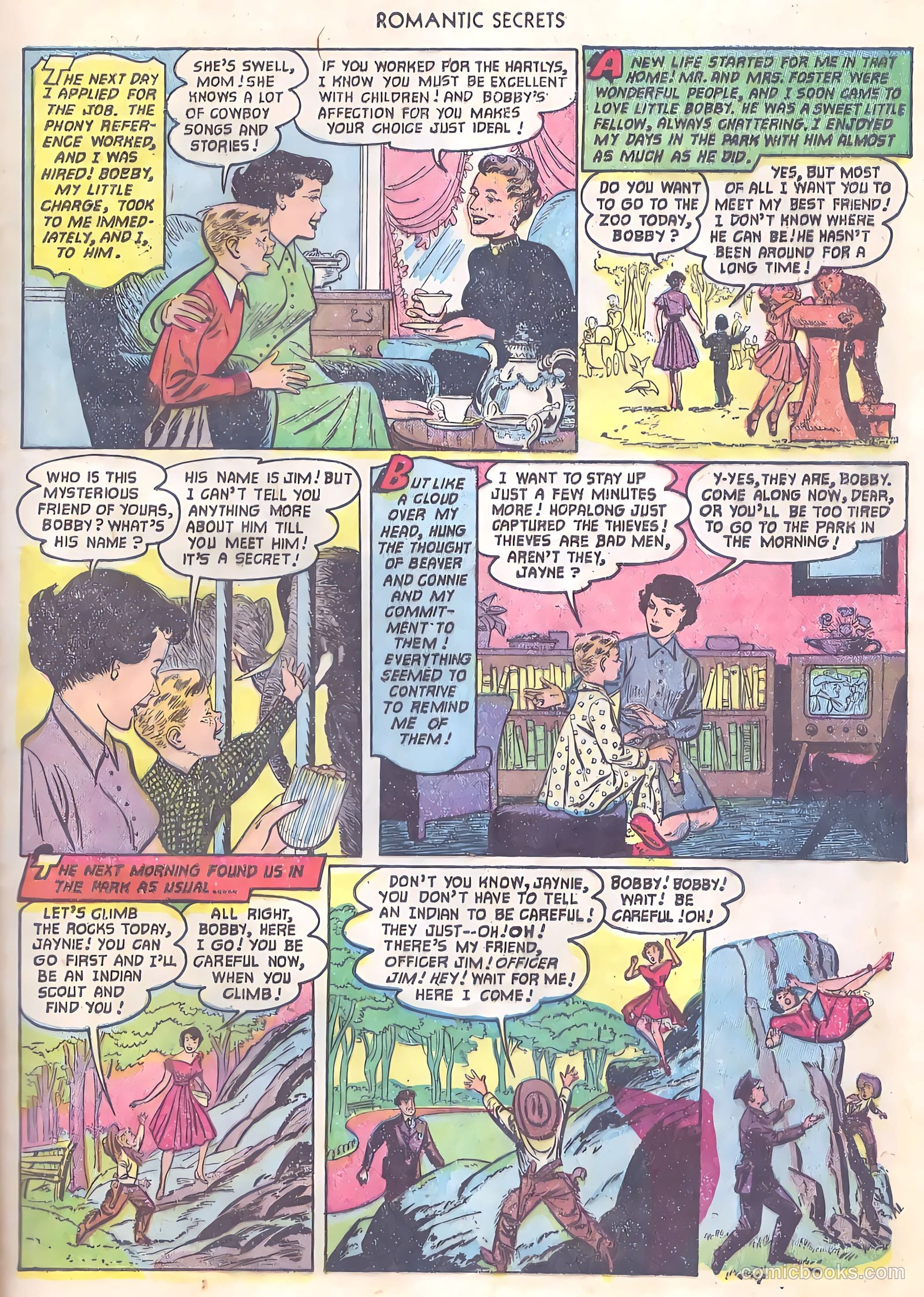 Romantic Secrets #33 (1952) — page 29 of 36