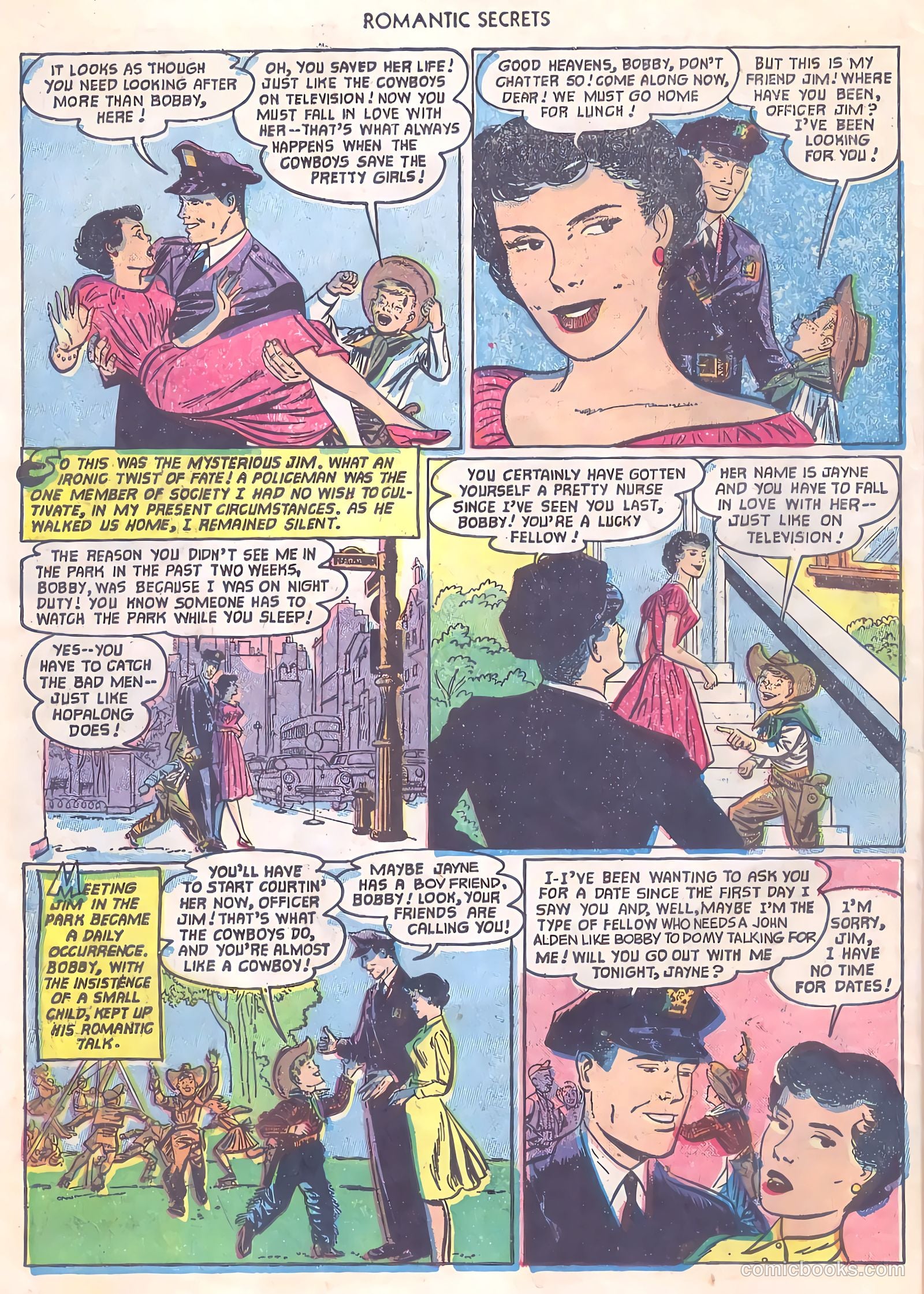 Romantic Secrets #33 (1952) — page 30 of 36