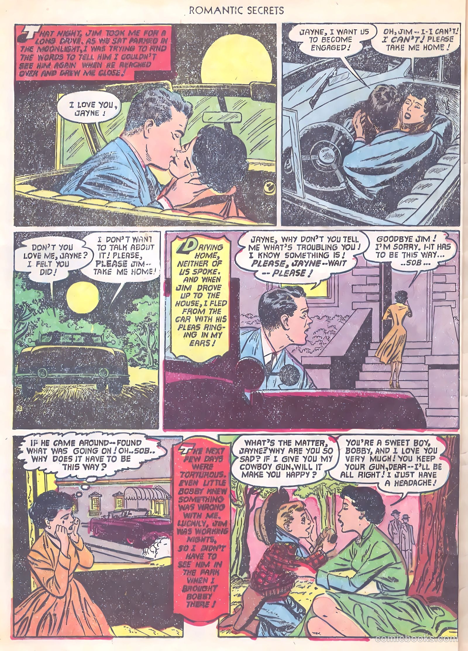 Romantic Secrets #33 (1952) — page 32 of 36