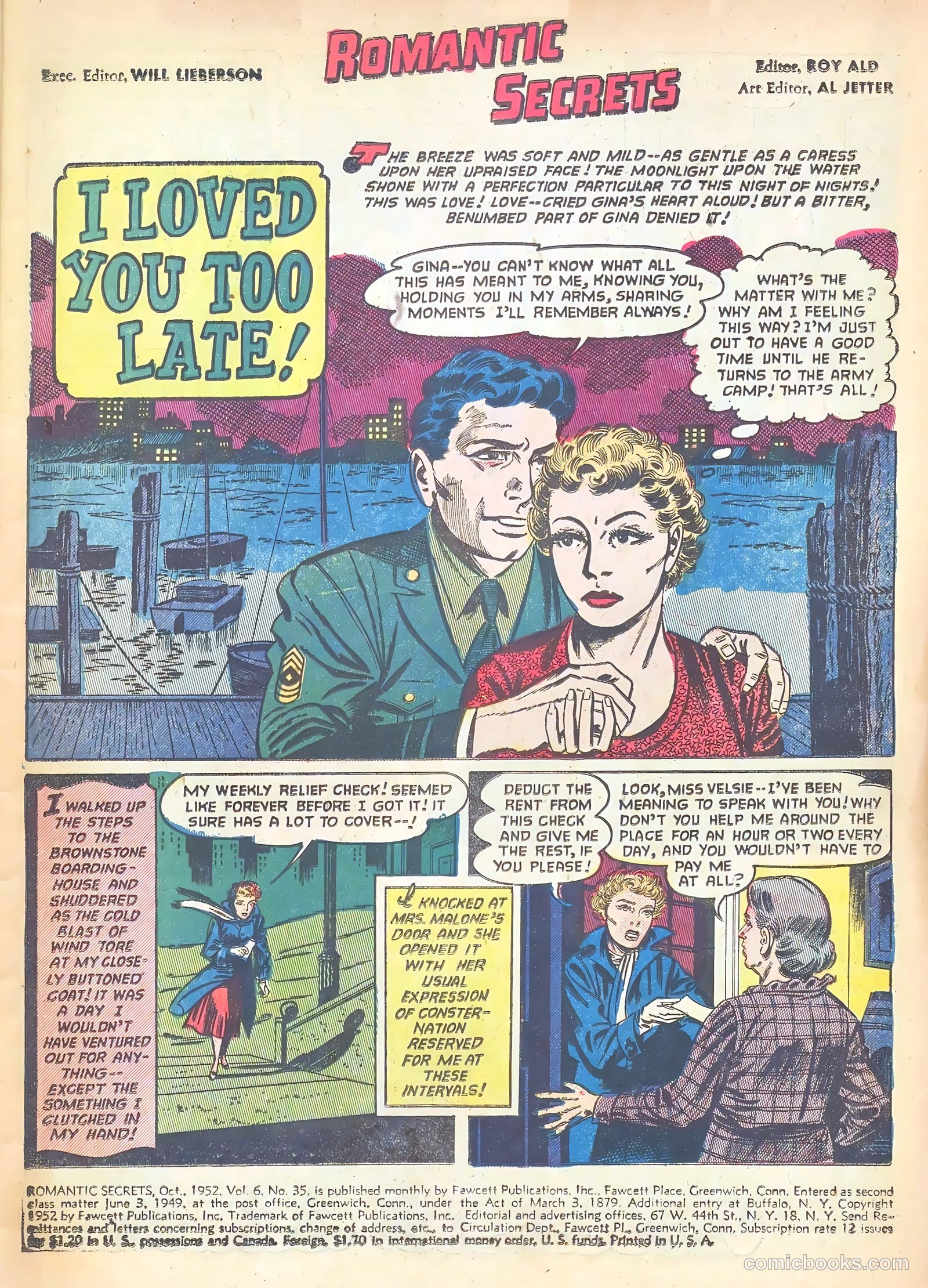 Romantic Secrets #35 (1952) — page 3 of 36