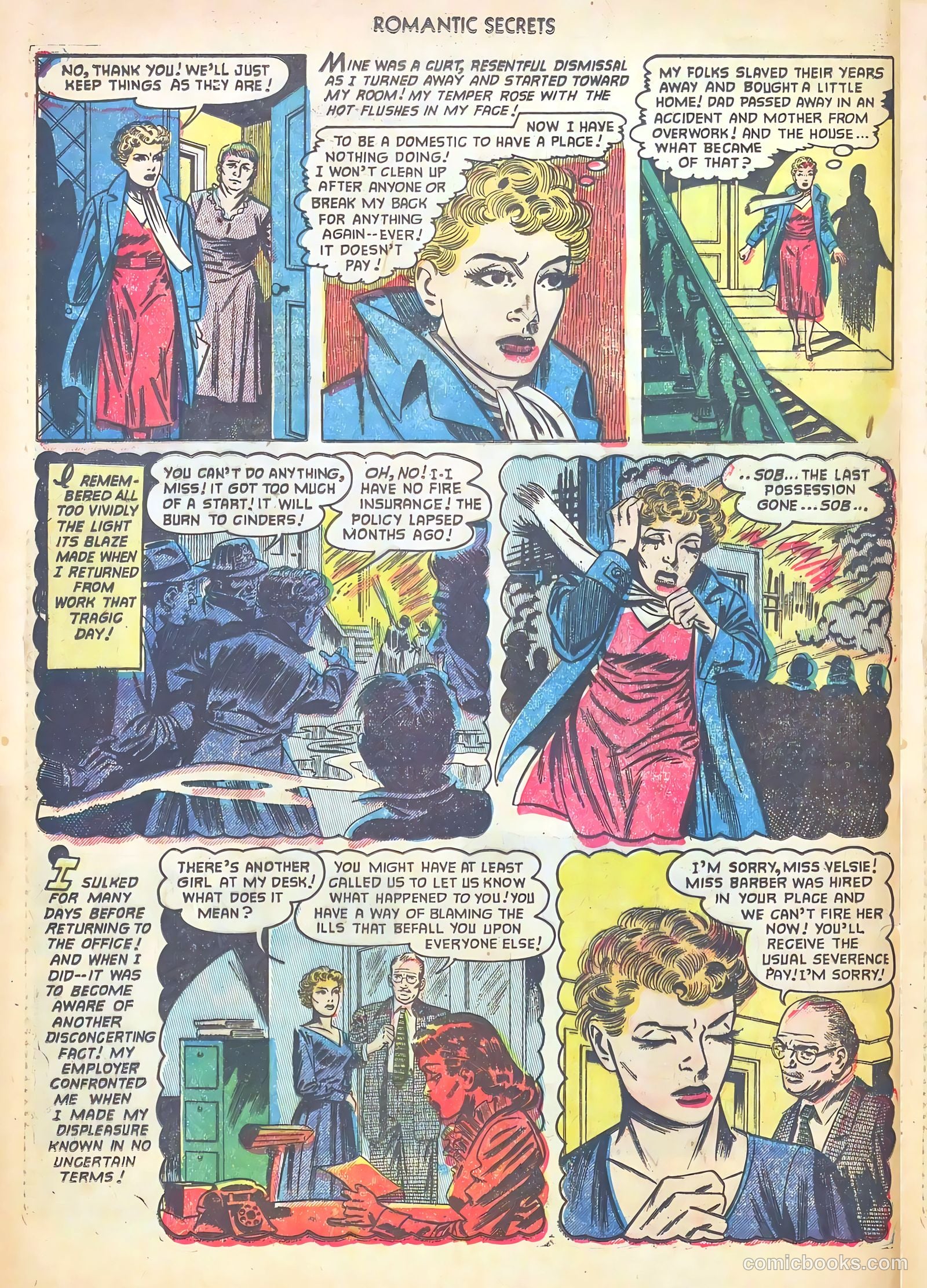 Romantic Secrets #35 (1952) — page 4 of 36