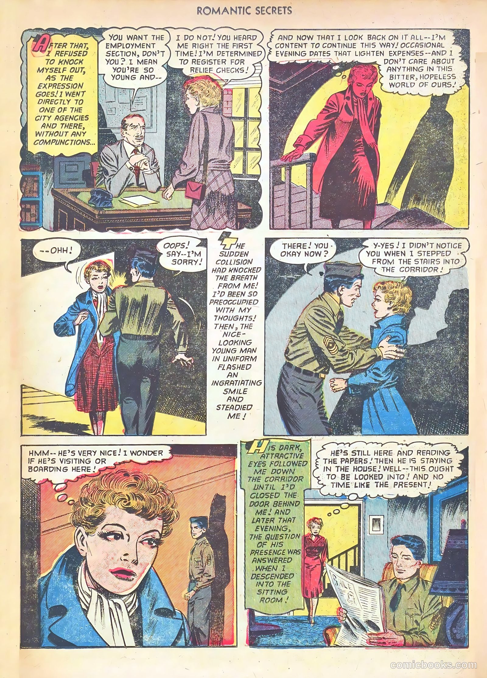 Romantic Secrets #35 (1952) — page 5 of 36