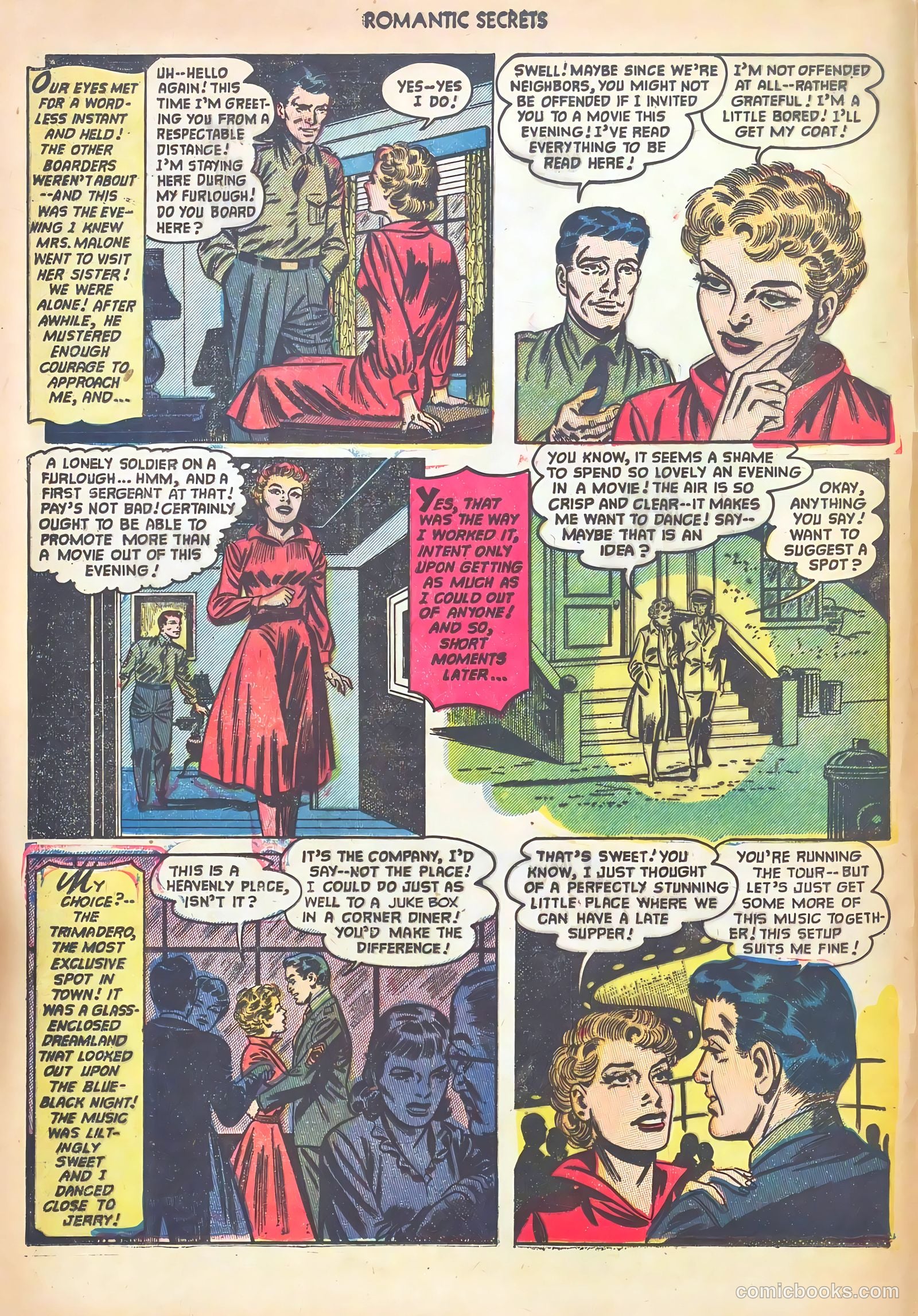 Romantic Secrets #35 (1952) — page 6 of 36