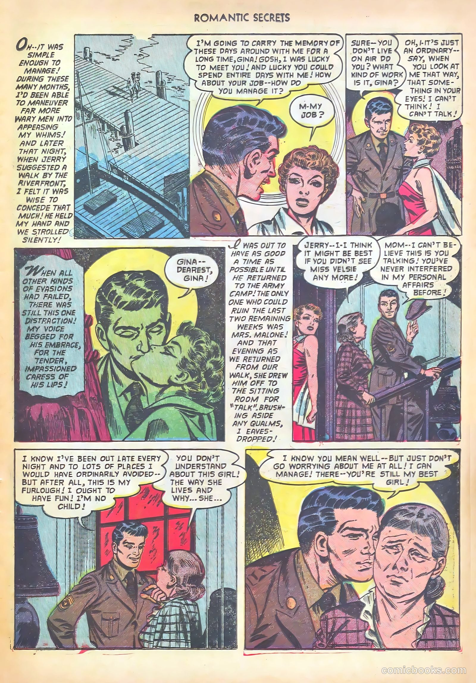 Romantic Secrets #35 (1952) — page 9 of 36