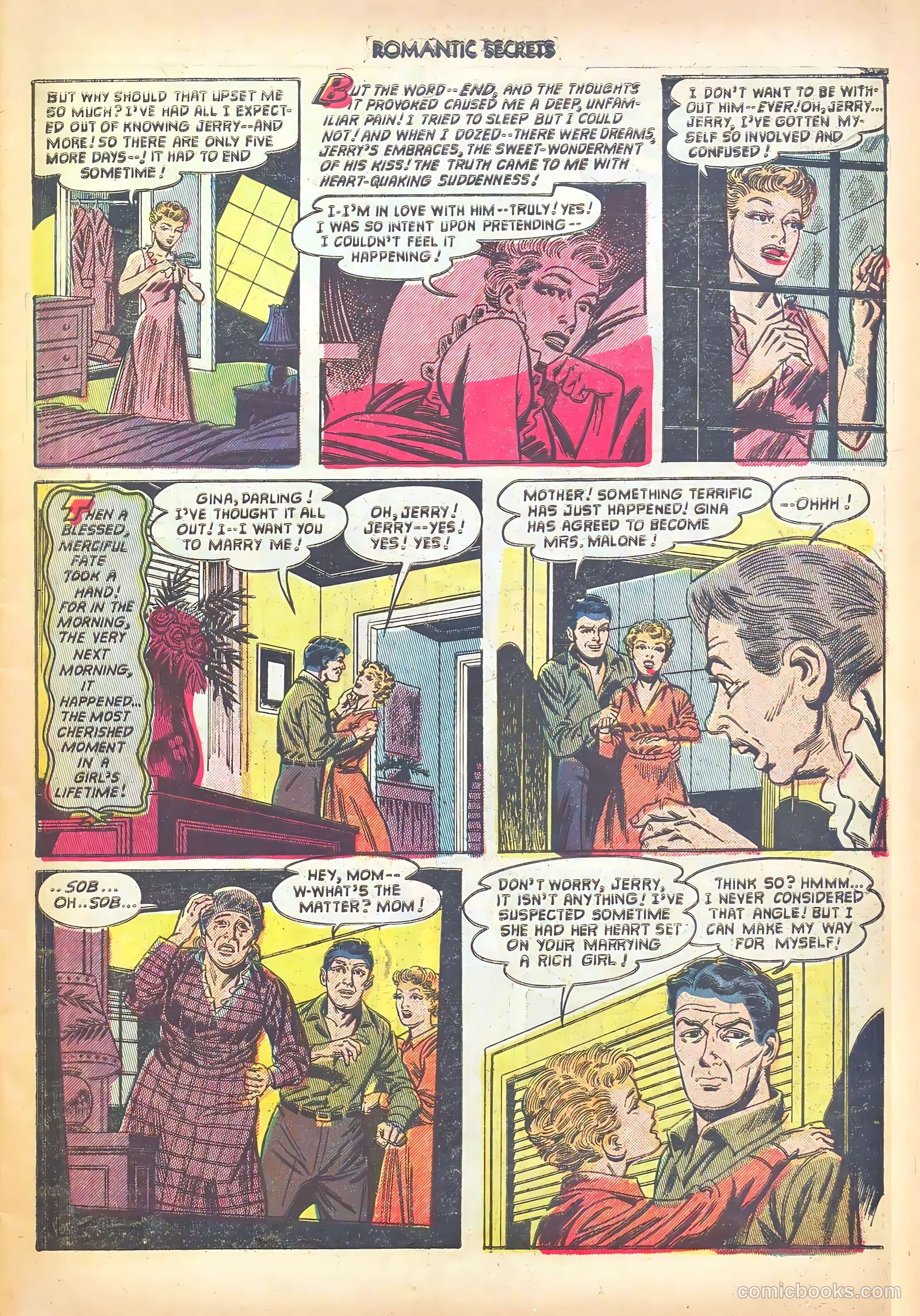 Romantic Secrets #35 (1952) — page 11 of 36
