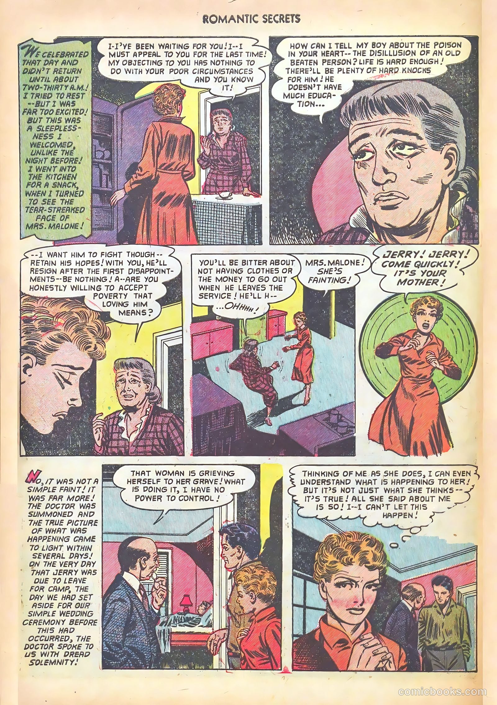 Romantic Secrets #35 (1952) — page 12 of 36