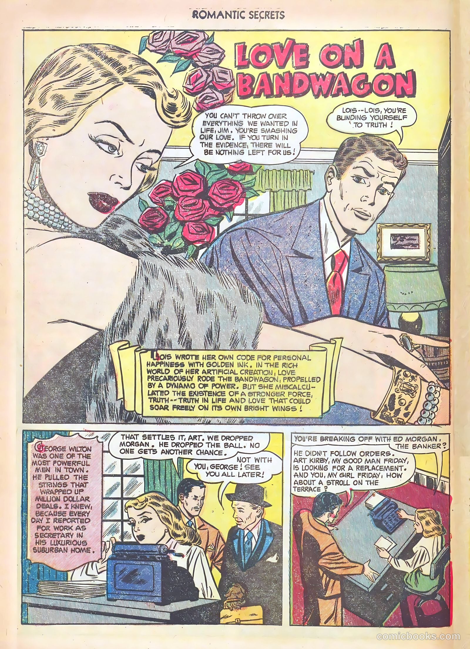 Romantic Secrets #35 (1952) — page 14 of 36