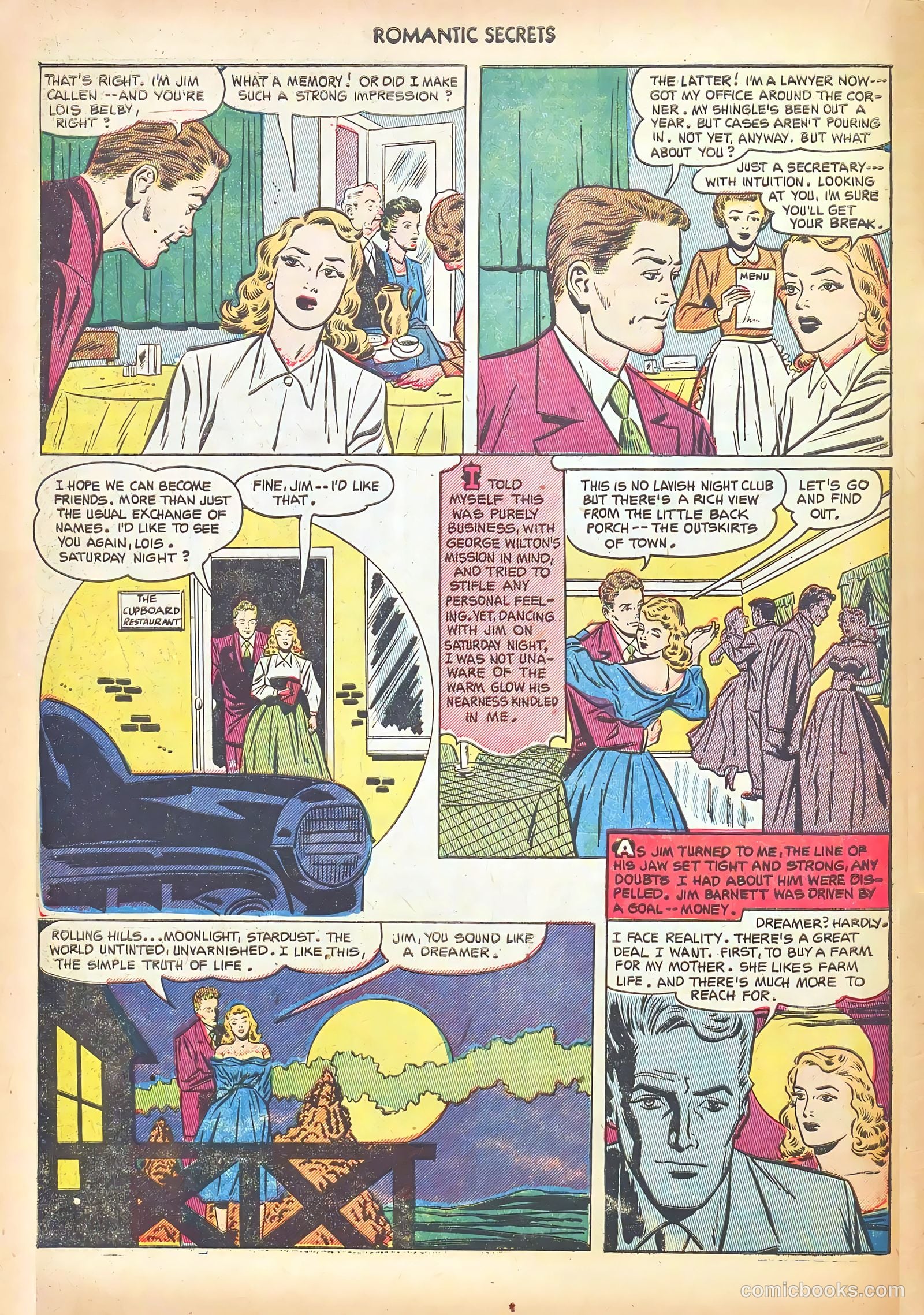 Romantic Secrets #35 (1952) — page 16 of 36