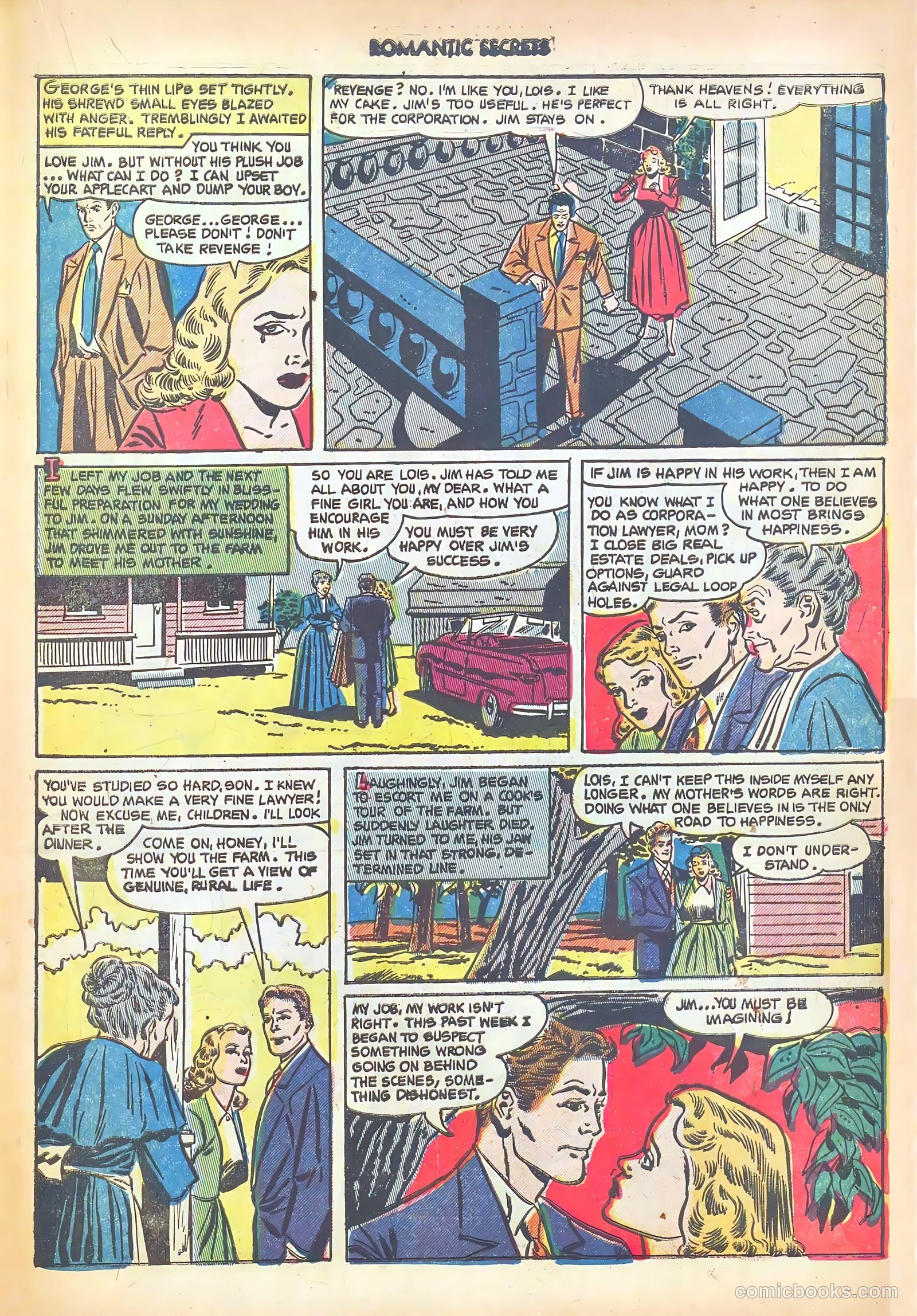 Romantic Secrets #35 (1952) — page 19 of 36