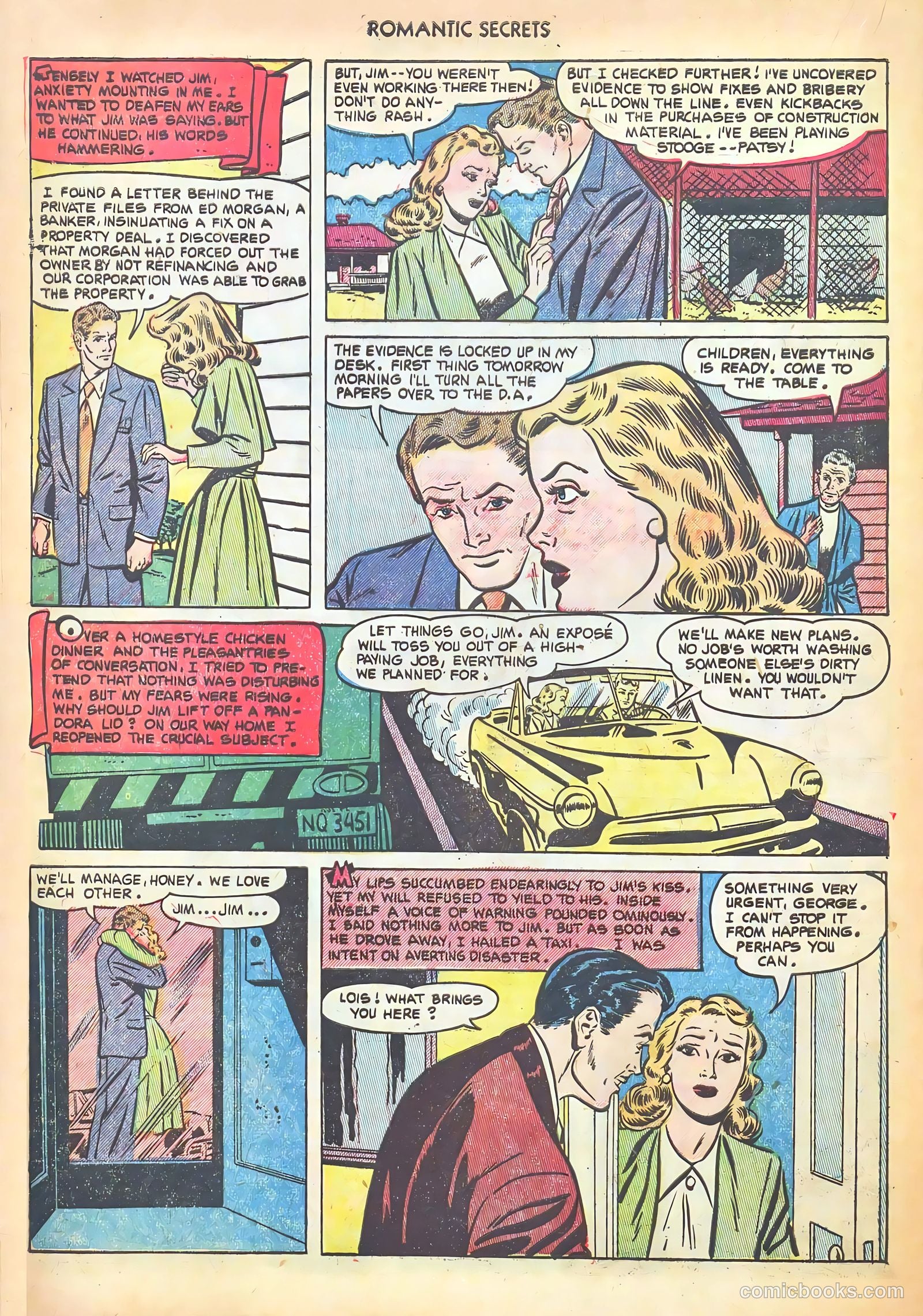 Romantic Secrets #35 (1952) — page 20 of 36