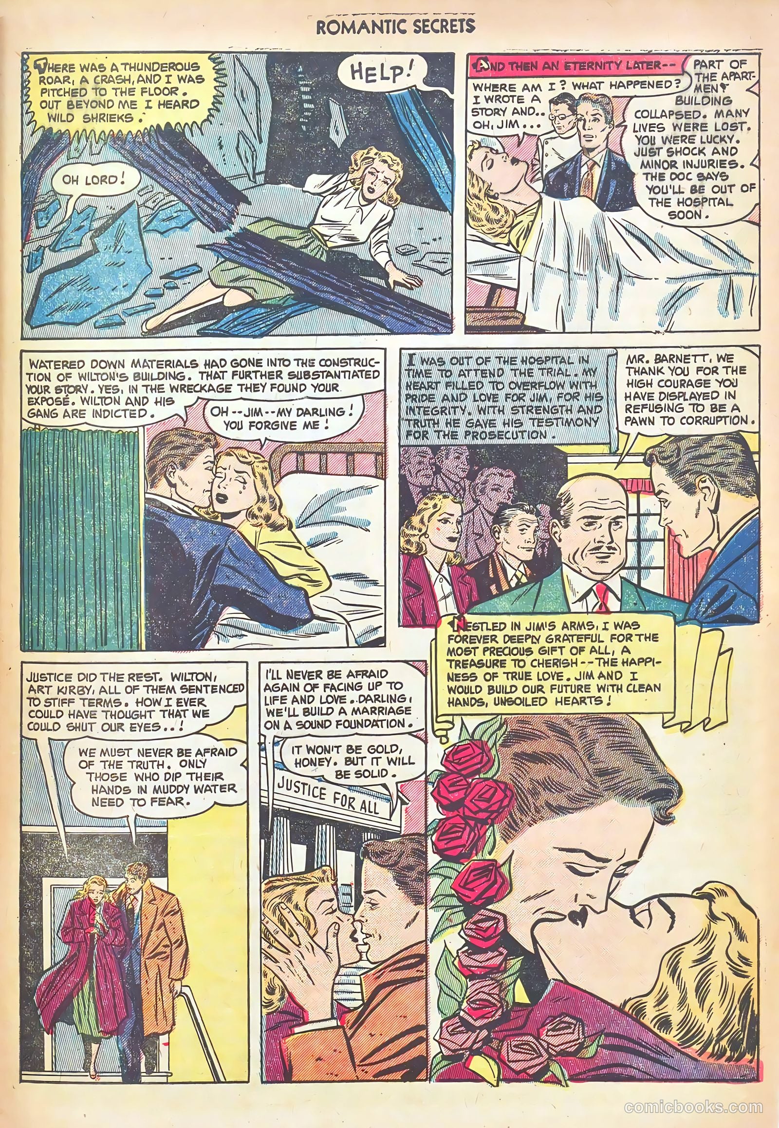Romantic Secrets #35 (1952) — page 23 of 36