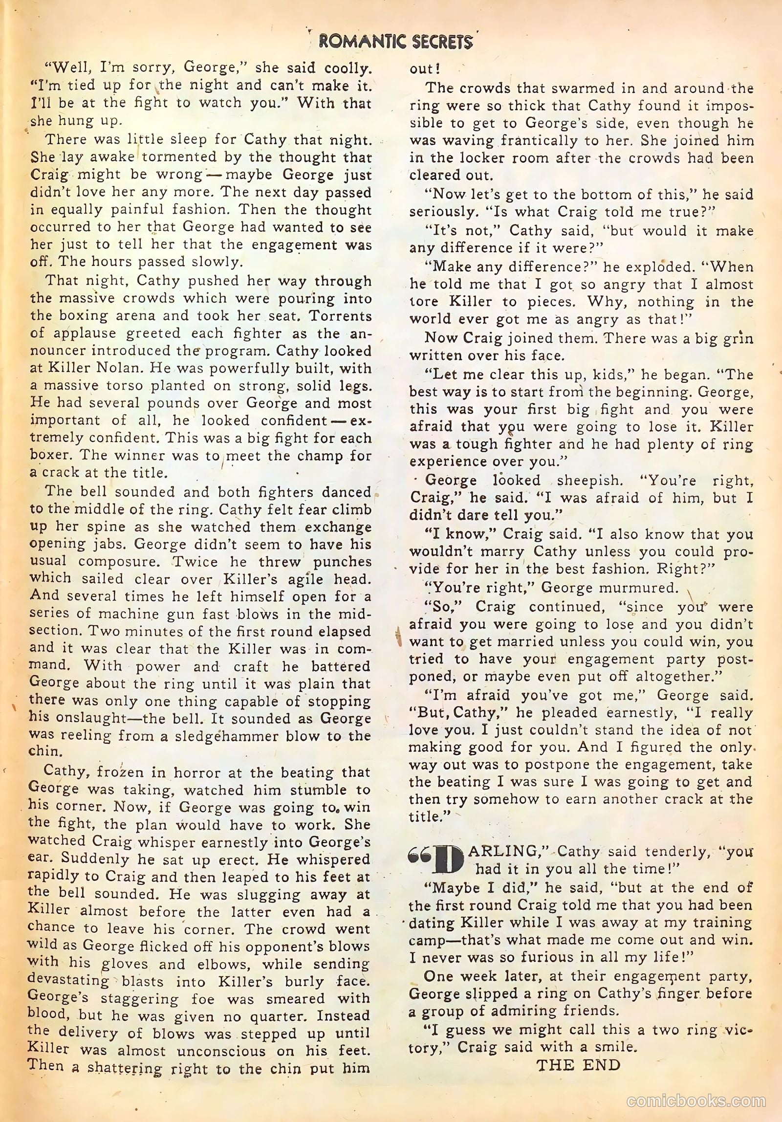 Romantic Secrets #35 (1952) — page 25 of 36