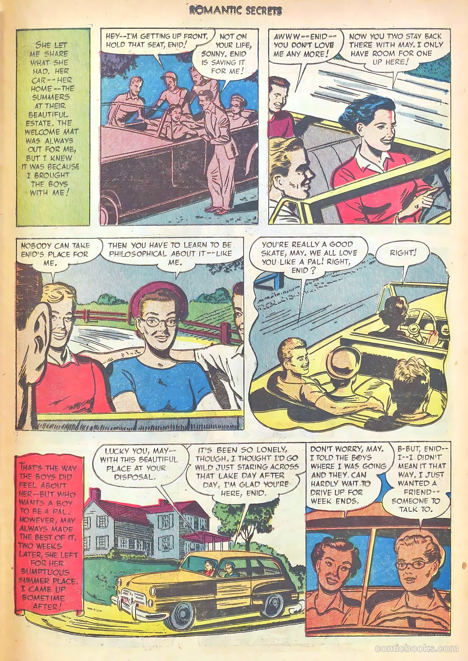 Romantic Secrets #35 (1952) — page 27 of 36