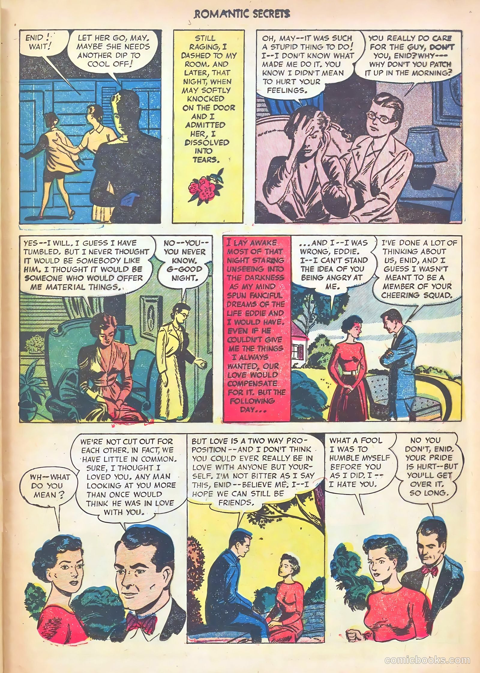 Romantic Secrets #35 (1952) — page 31 of 36