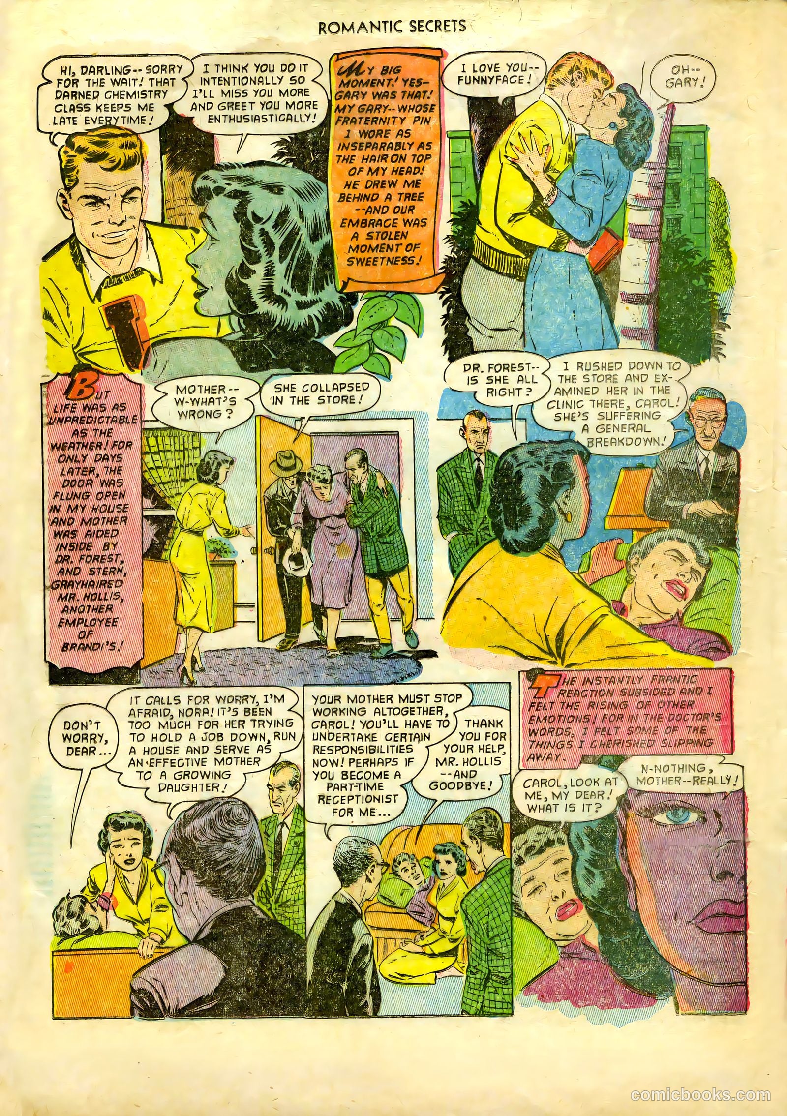Romantic Secrets #36 (1952) — page 4 of 36