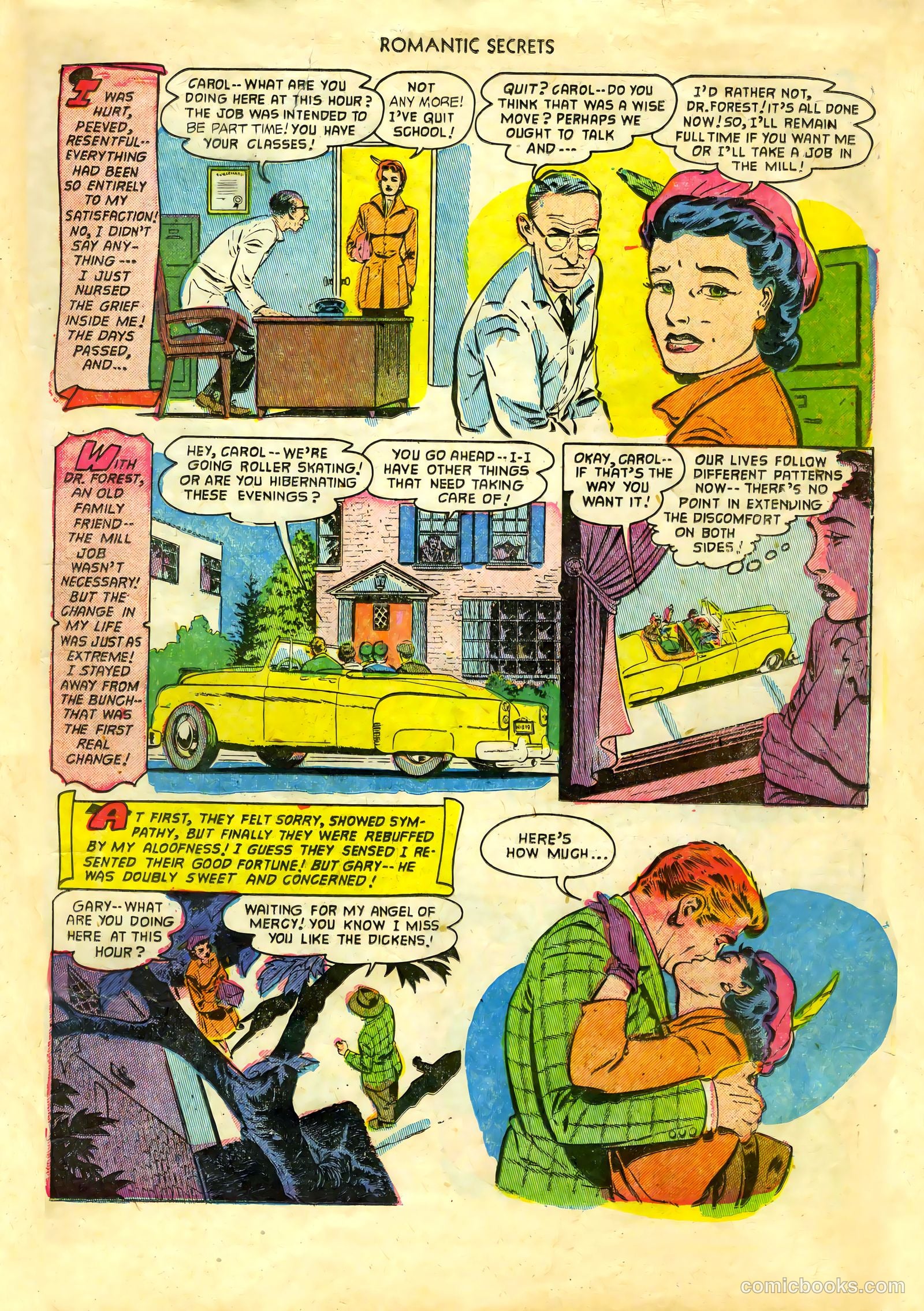 Romantic Secrets #36 (1952) — page 5 of 36
