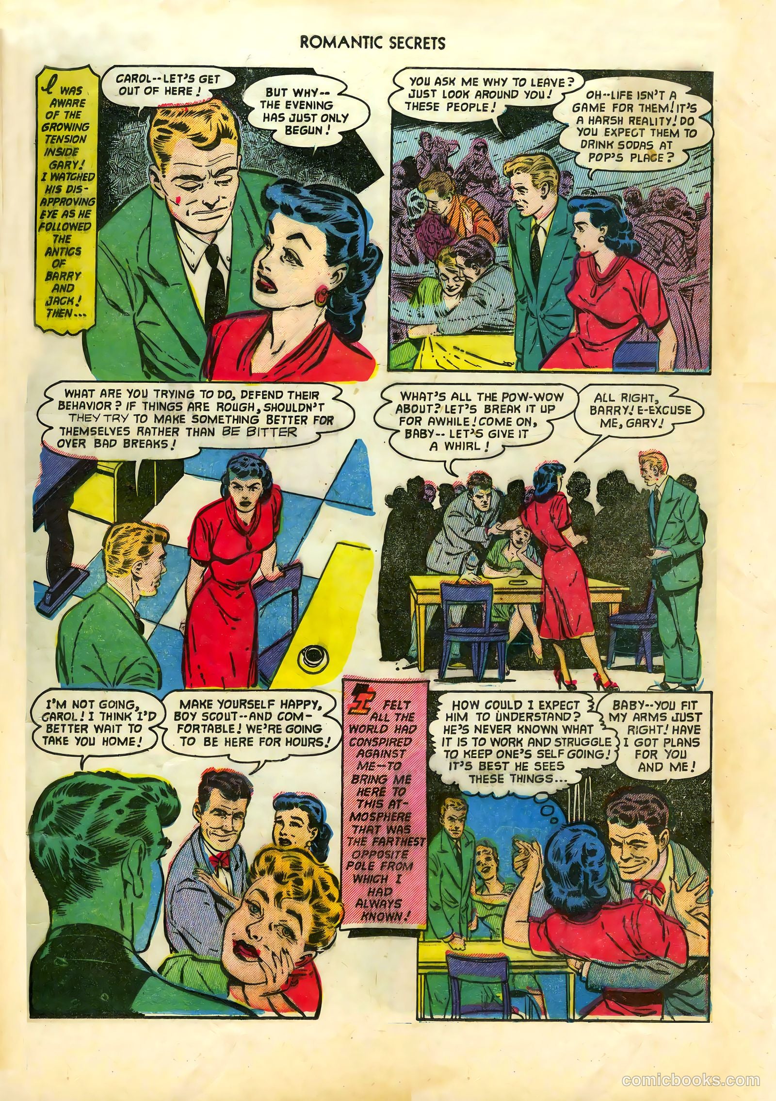 Romantic Secrets #36 (1952) — page 7 of 36