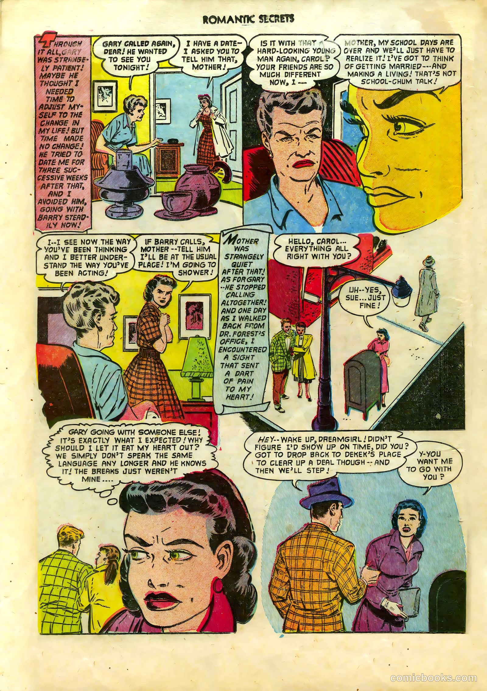 Romantic Secrets #36 (1952) — page 8 of 36