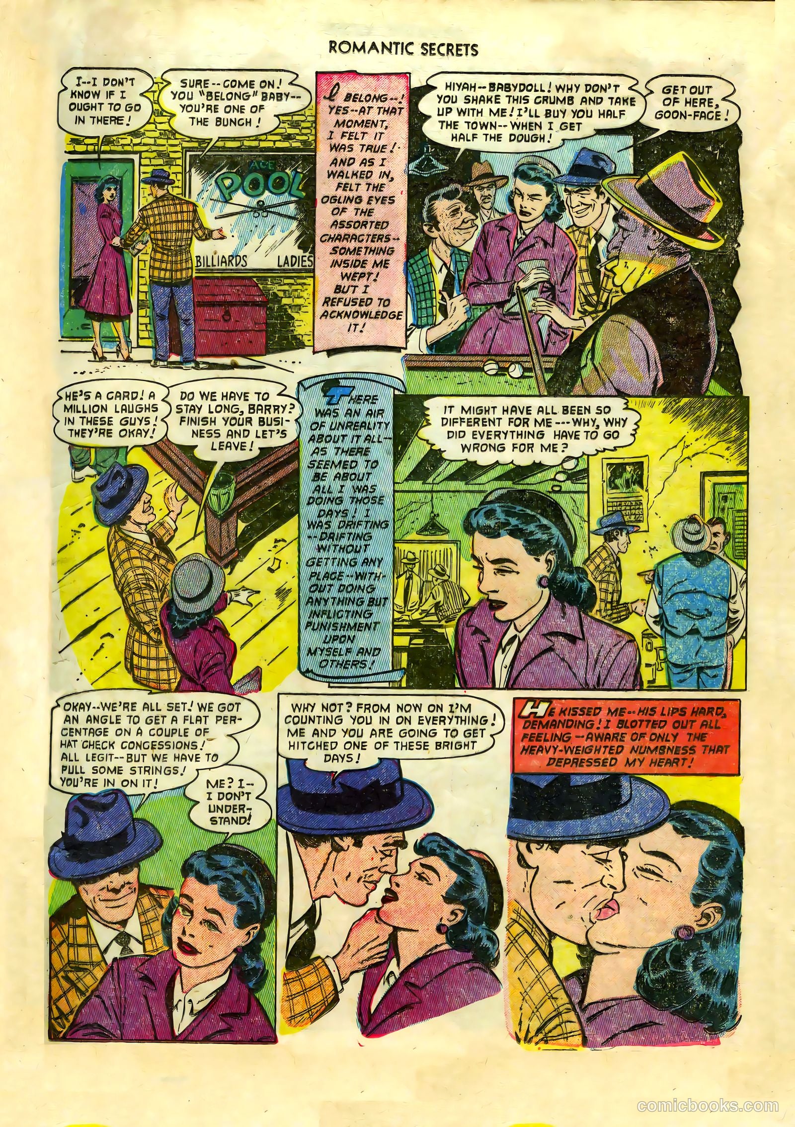 Romantic Secrets #36 (1952) — page 9 of 36