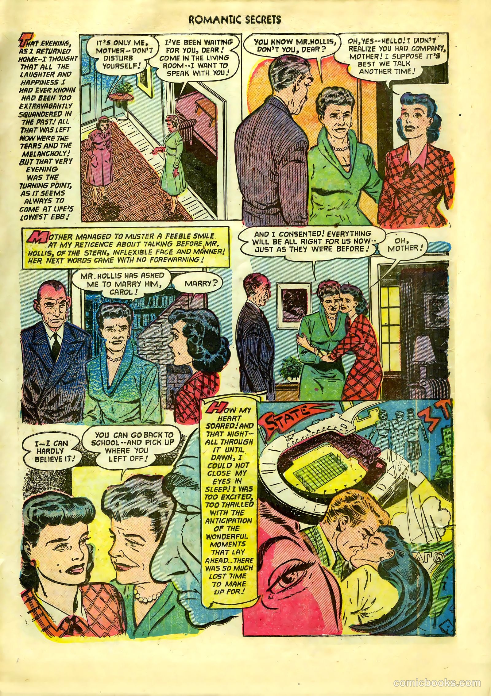 Romantic Secrets #36 (1952) — page 10 of 36