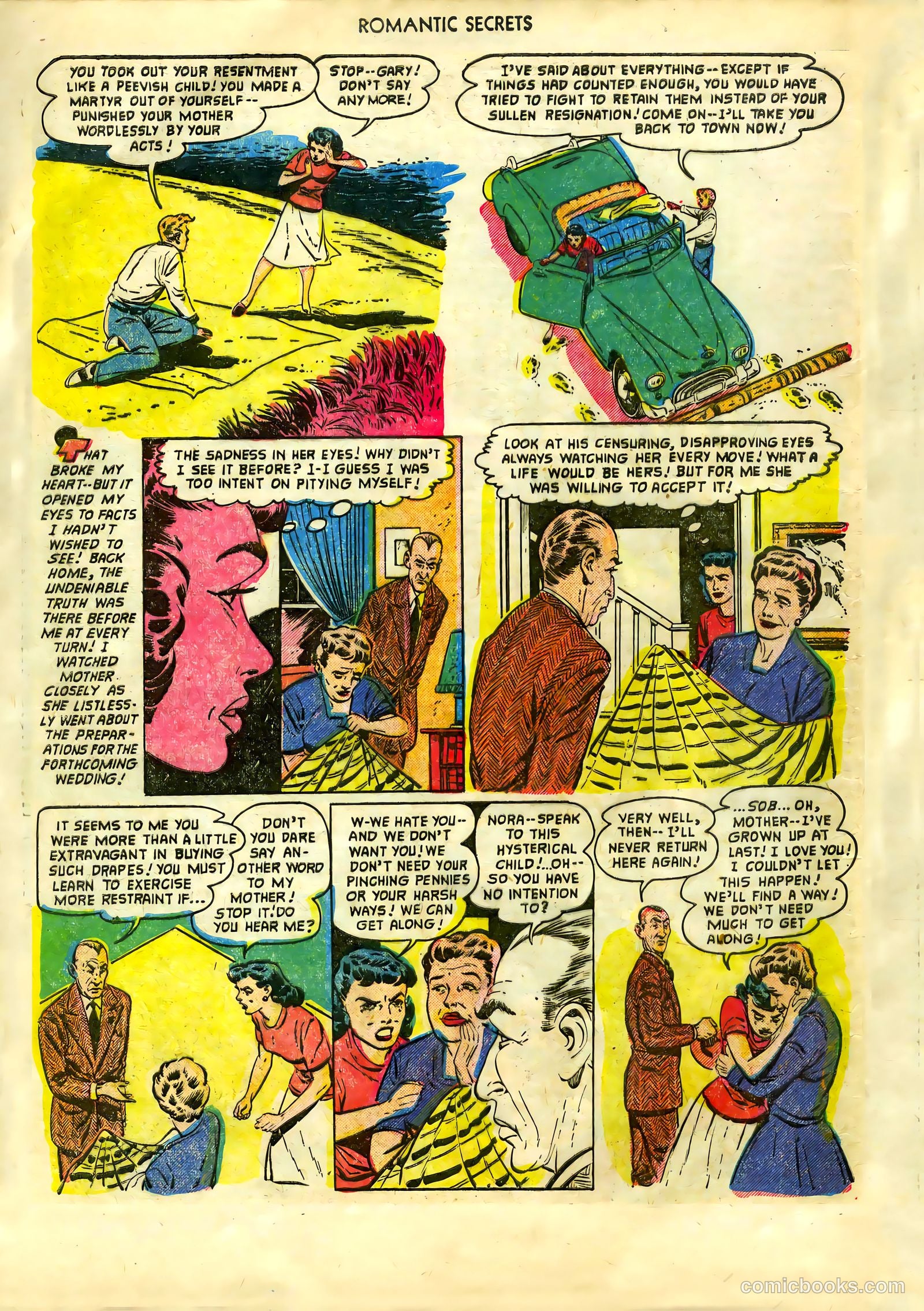 Romantic Secrets #36 (1952) — page 12 of 36