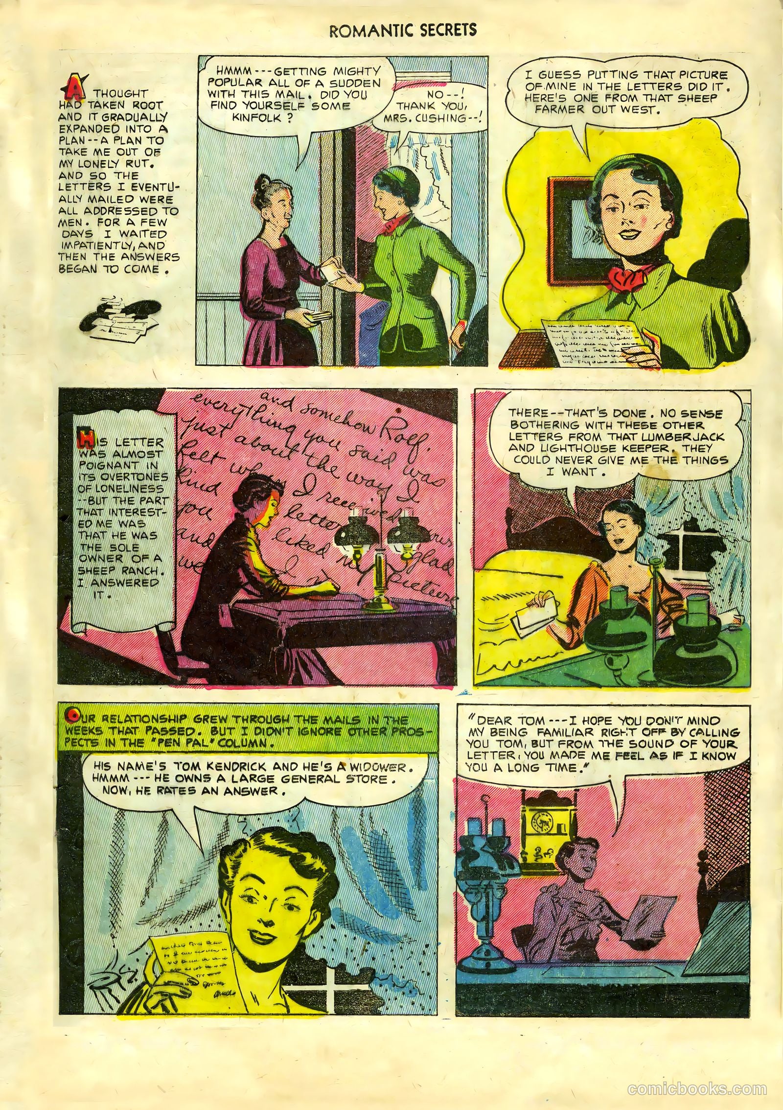 Romantic Secrets #36 (1952) — page 15 of 36
