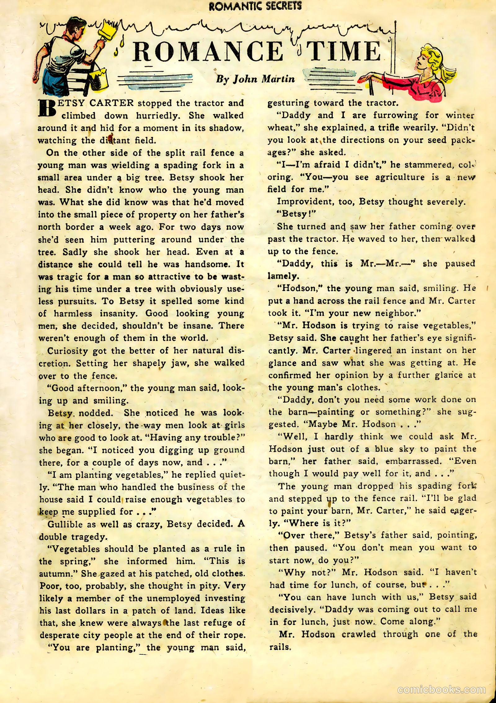 Romantic Secrets #36 (1952) — page 23 of 36