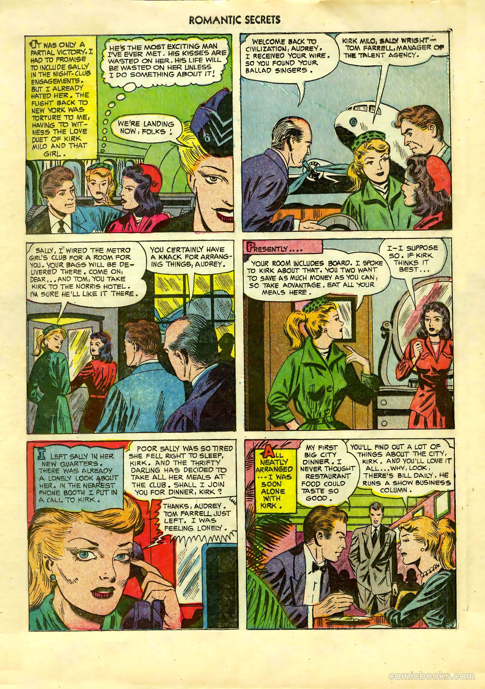Romantic Secrets #36 (1952) — page 27 of 36