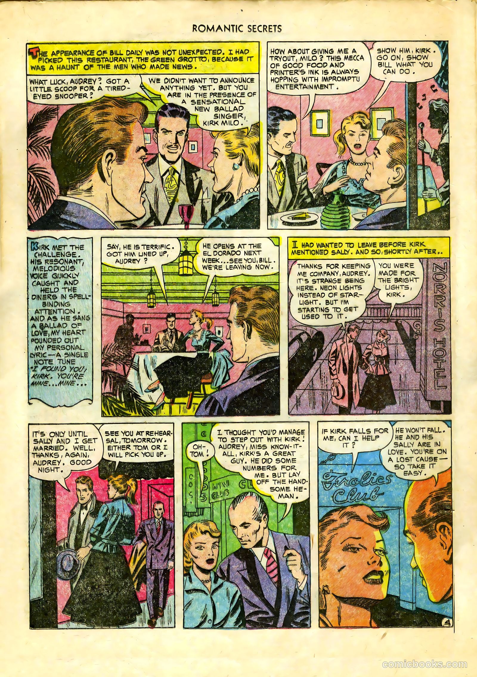 Romantic Secrets #36 (1952) — page 28 of 36