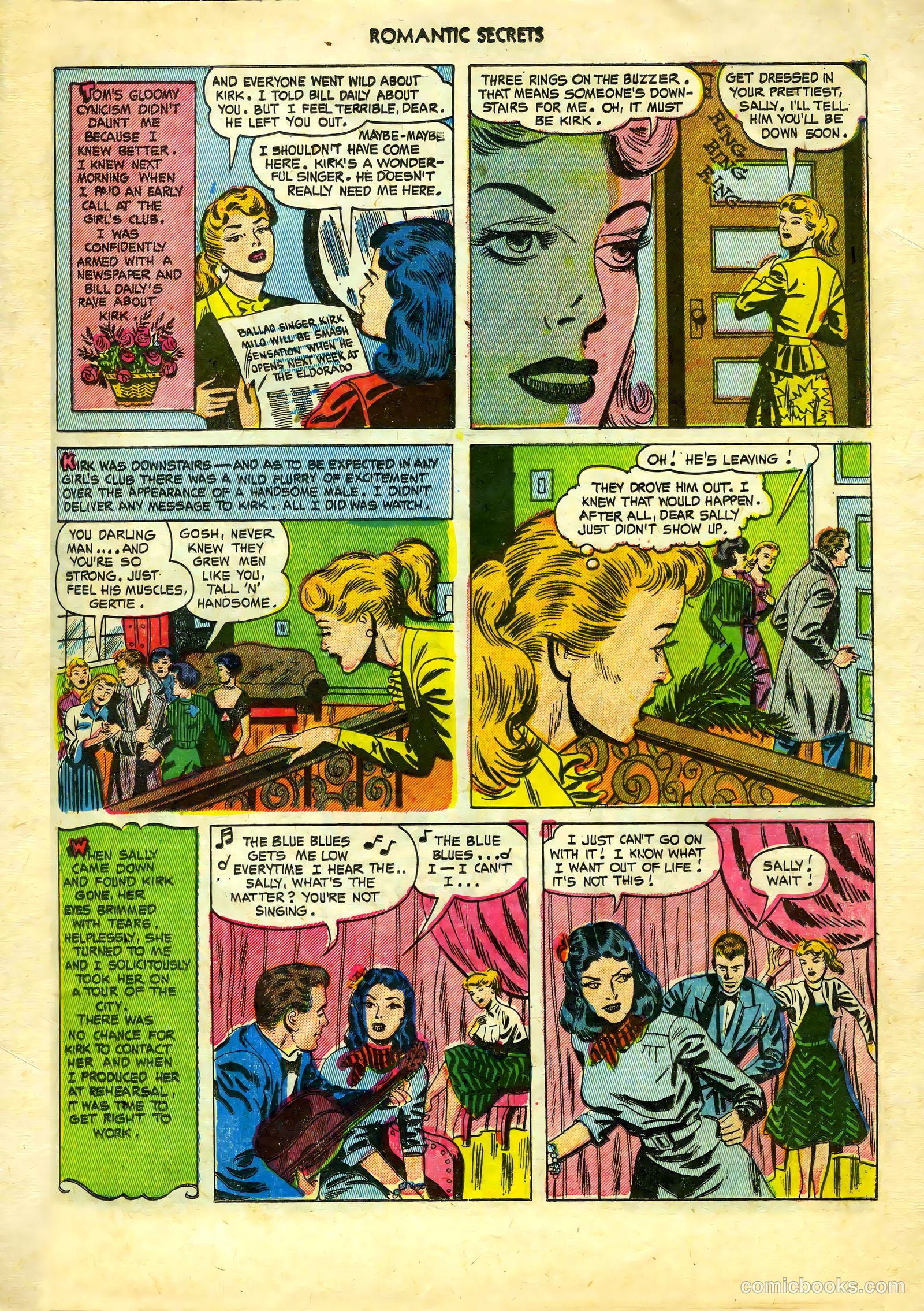 Romantic Secrets #36 (1952) — page 29 of 36